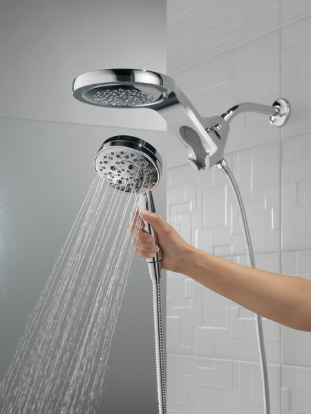 HydroRain® H<sub>2</sub>Okinetic® 5-Setting Two-in-One Shower Head, image 8