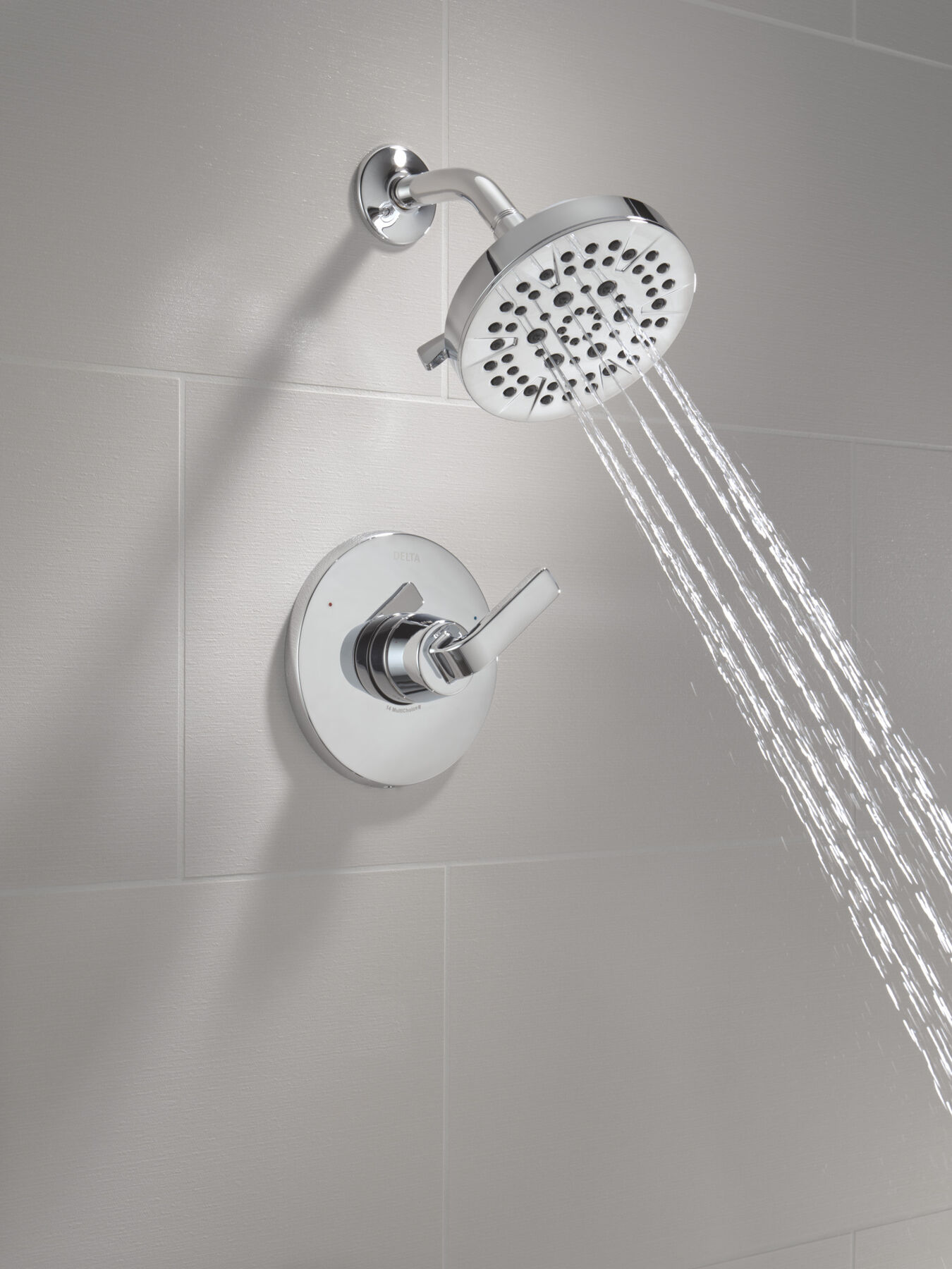 Widespread Lavatory Faucet with 14 Series Shower Trim and Bathroom Accessories Bundle