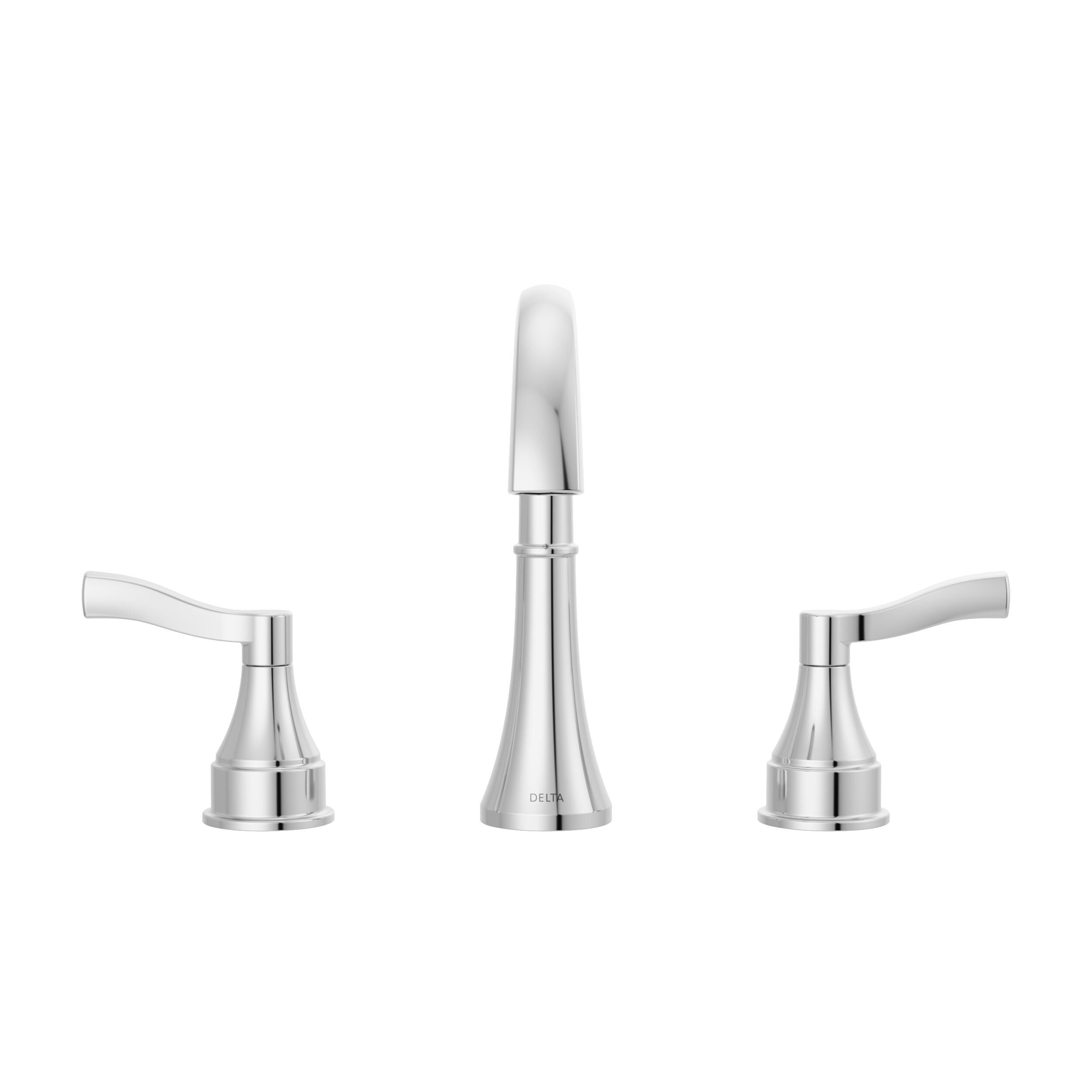 Two Handle Widespread Bathroom Faucet in Chrome 35822LF | Delta Faucet