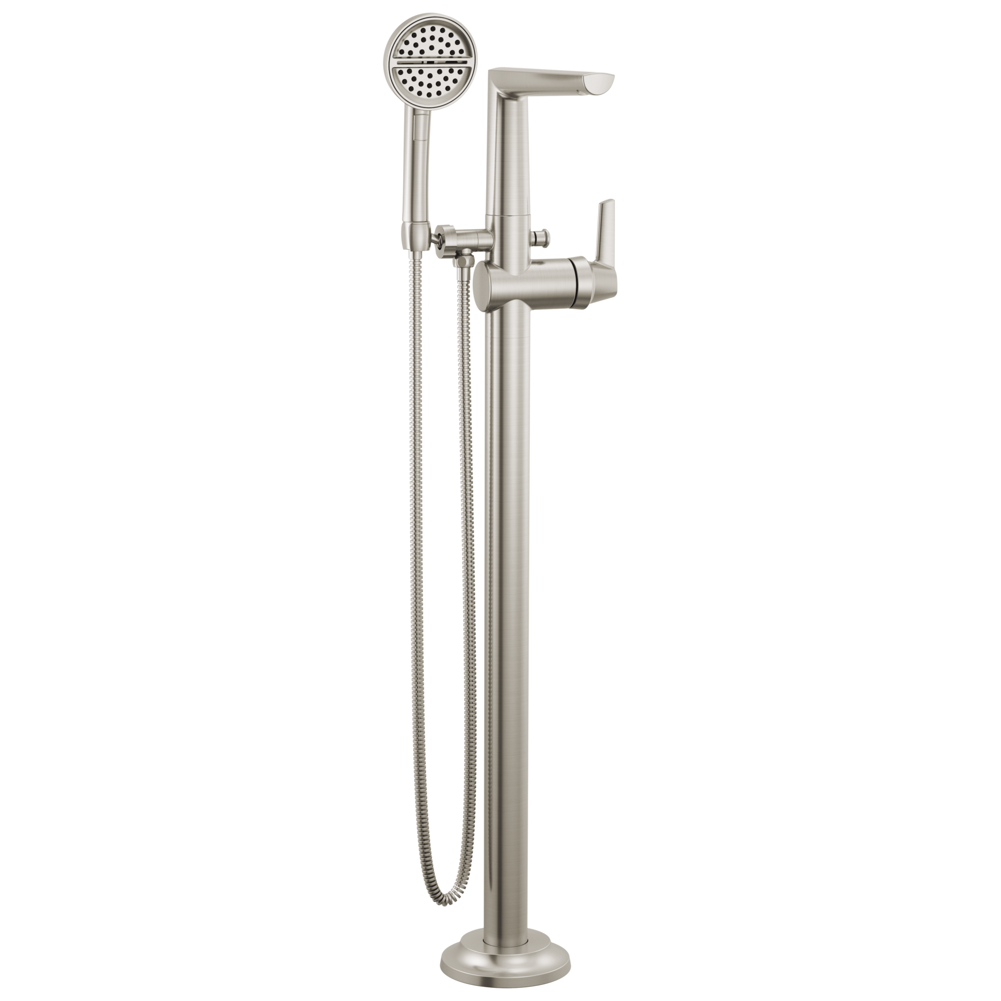 Delta Faucet Galeone Free Standing Tub Filler - Lumicoat - Stainless