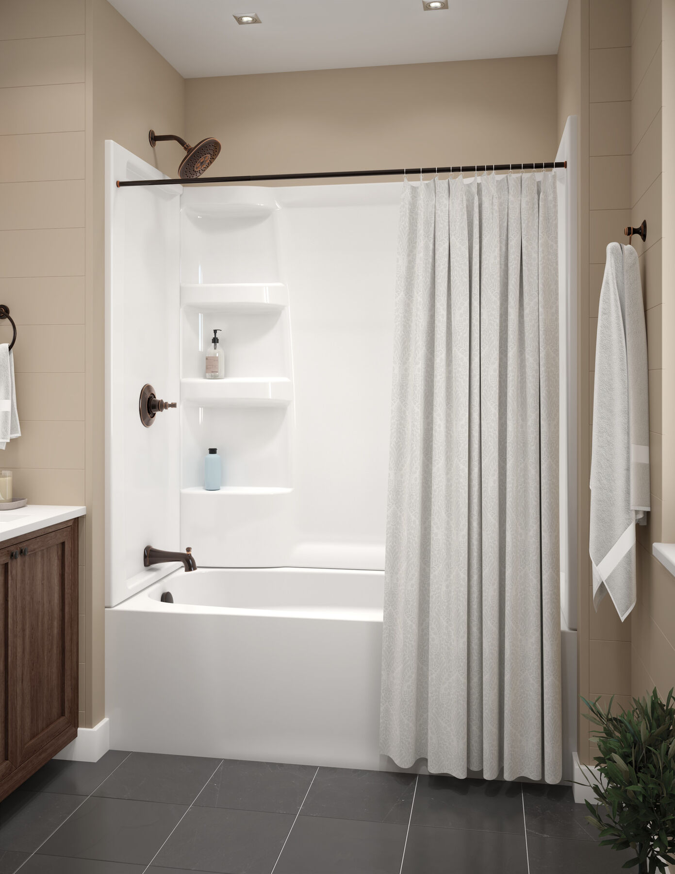 ProCrylic 60 in. x 30 in. Bathtub Surround, image 6