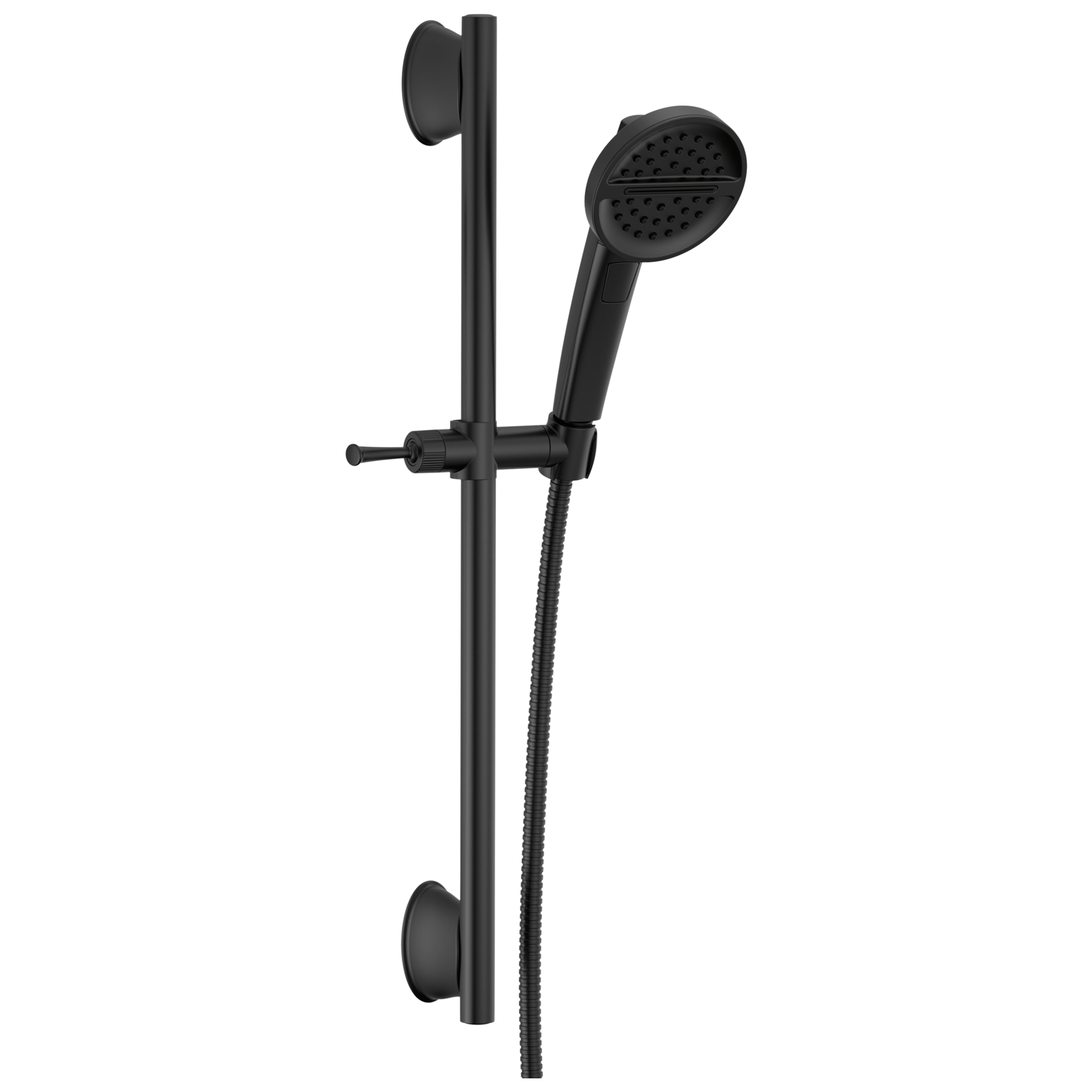 Delta Faucet Universal Showering Components 3-Setting Slide Bar Handshower - Matte Black