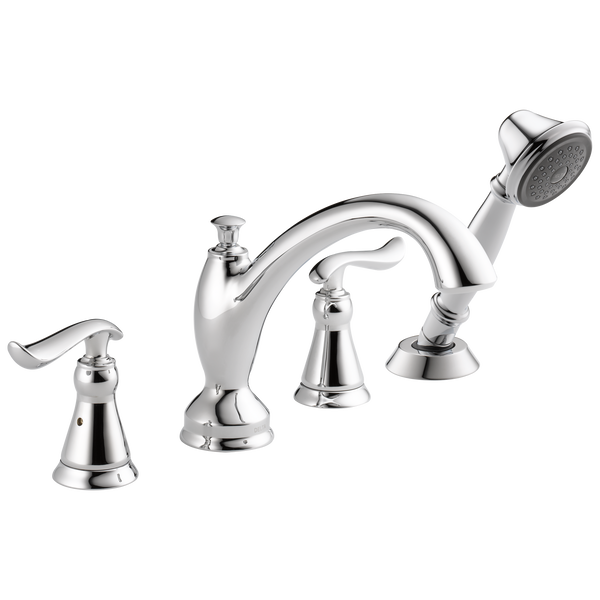 Roman Tub with Hand Shower Trim in Chrome T4794 | Delta Faucet