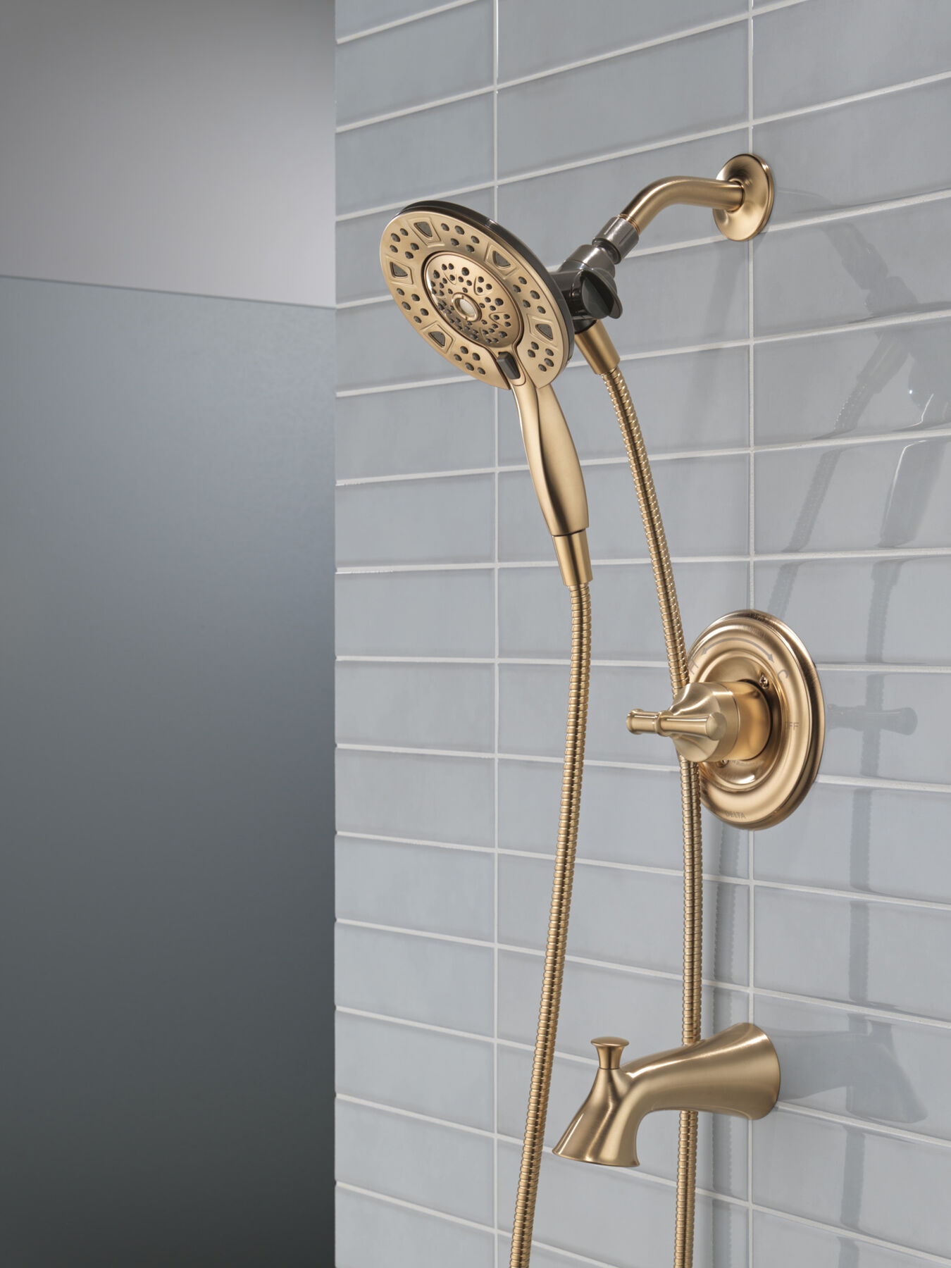Monitor® 14 Series Tub and Shower in Champagne Bronze 144747-CZ-I  