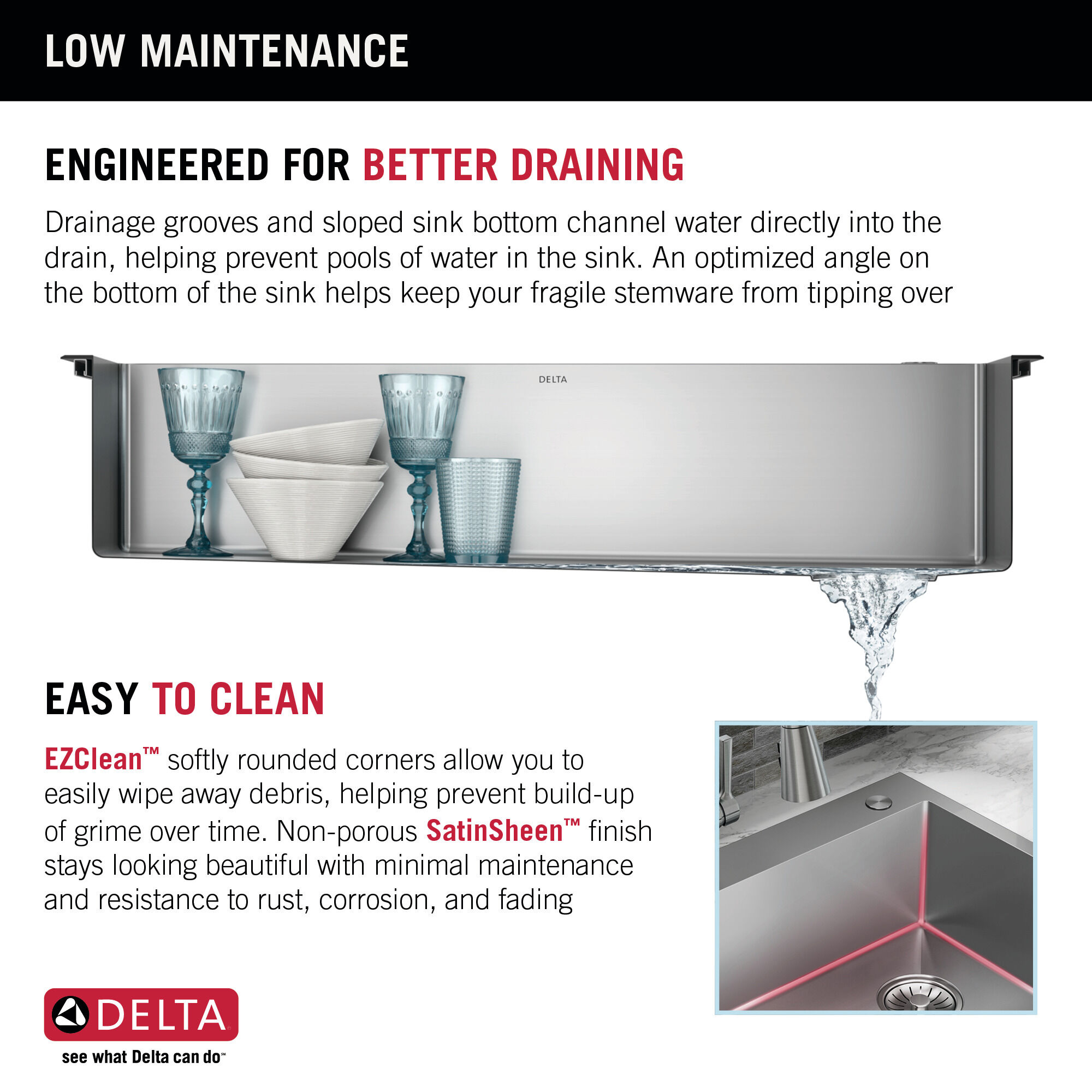 調理器具 G1627 tam Delta Lenta 16 Gauge Stainless Steel 36 in Single Bowl Farmhouse