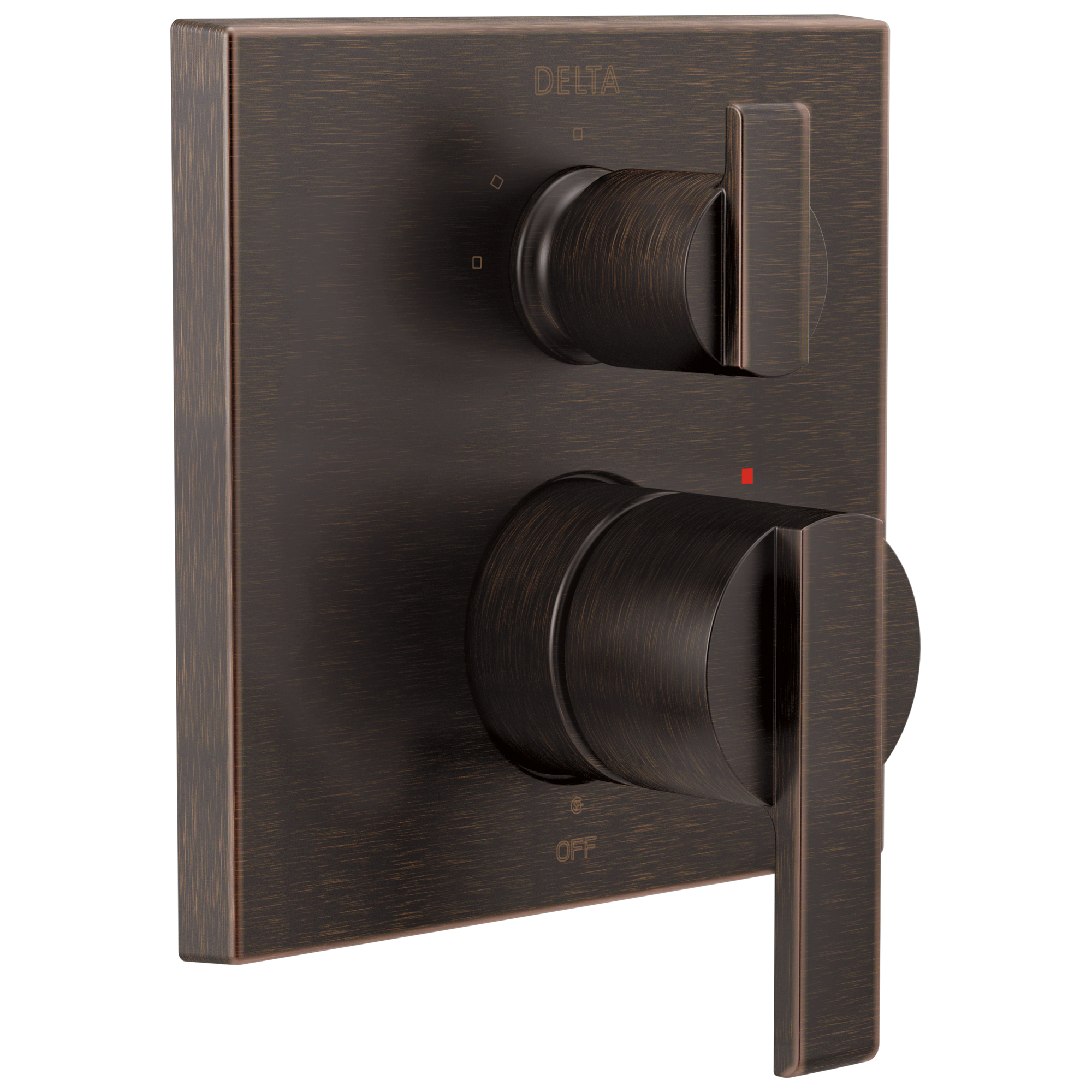 Delta Faucet Ara Angular Modern Monitor 14 Series Valve Trim with 3-Setting Integrated Diverter - Venetian Bronze