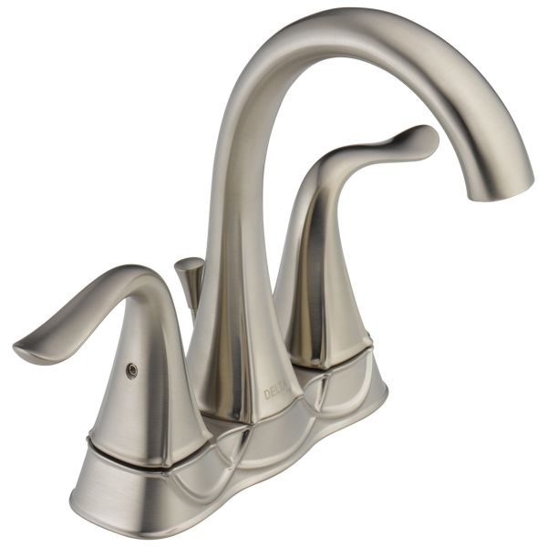 Two Handle Centerset Bathroom Faucet 25705lf Ss Eco Delta Faucet