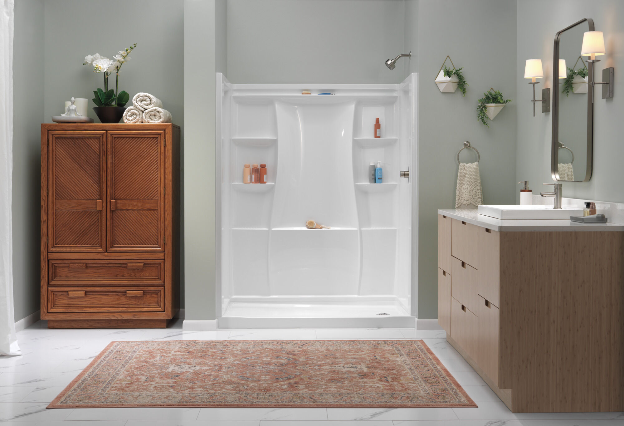 Single Handle Project-Pack Bathroom Faucet in Stainless 559LF-SSPP