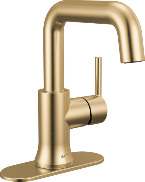 Single Handle Bathroom Faucet in Champagne Bronze 554HAR-CZ-DST