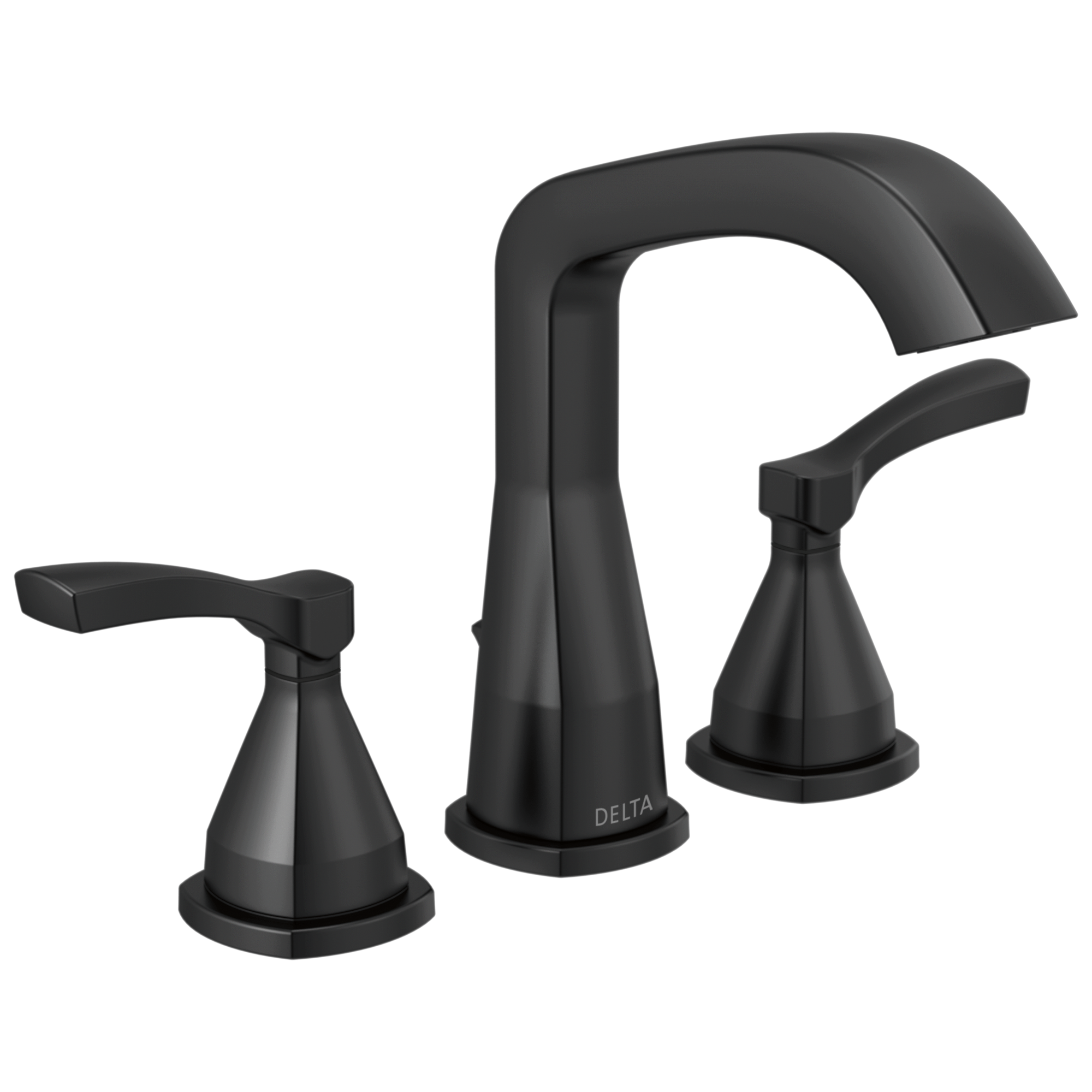 Delta Faucet Stryke Widespread Faucet - - Matte Black