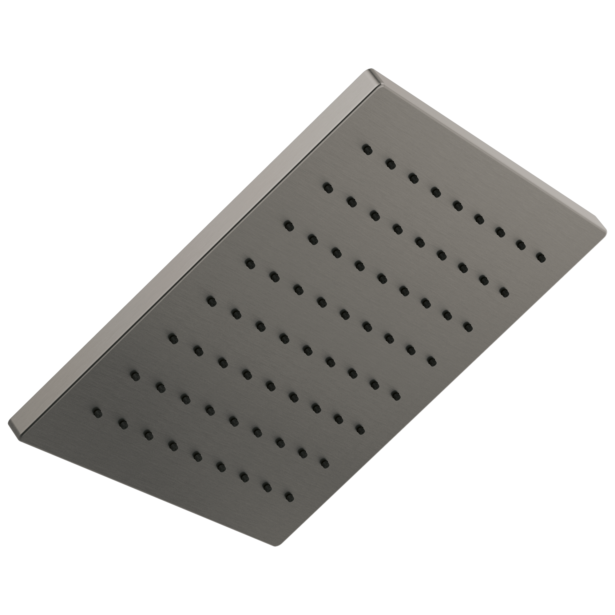 Delta Faucet Universal Showering Components Single-Setting Metal Raincan Shower Head - Lumicoat Black Stainless