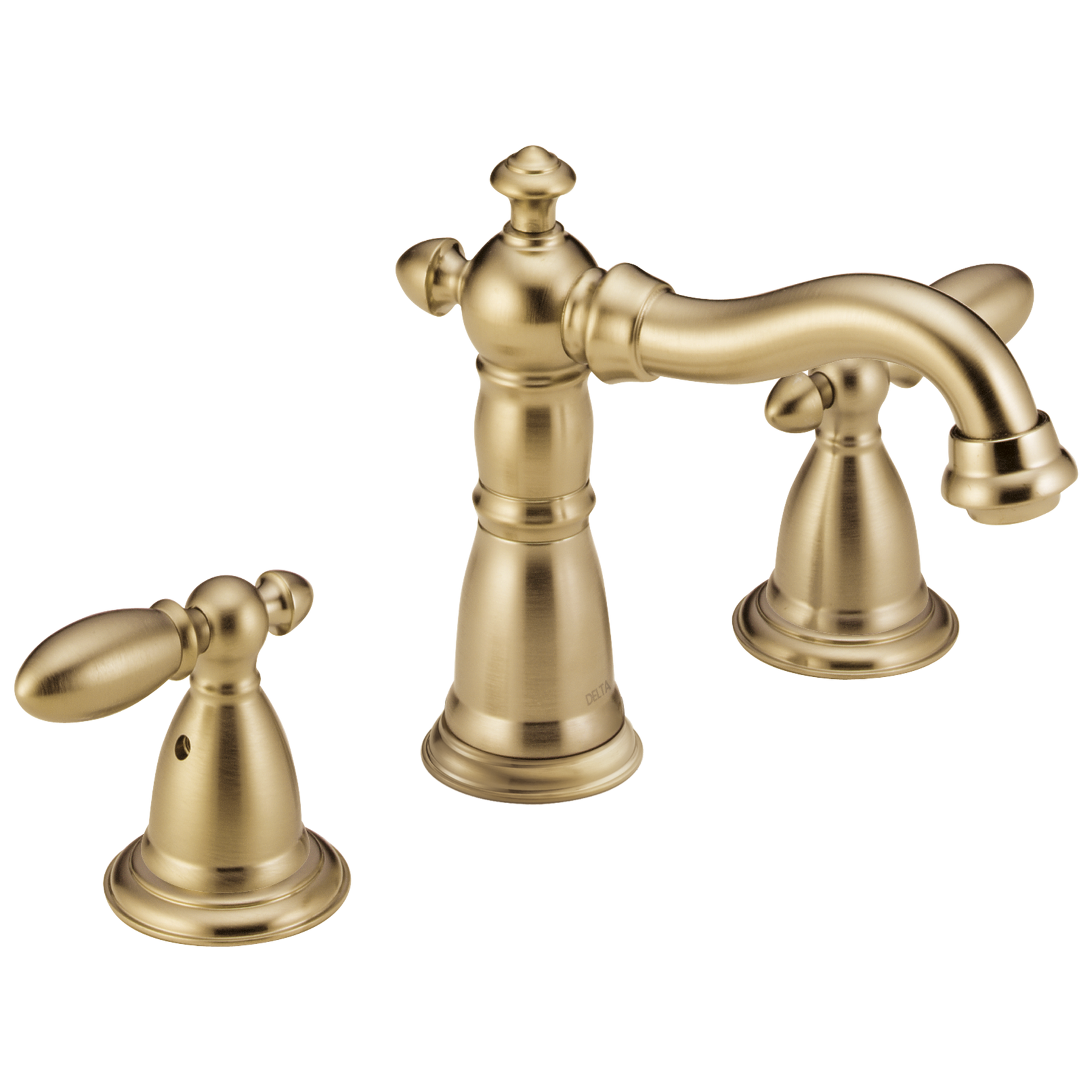 Two Handle Widespread Bathroom Faucet in Champagne Bronze 3555