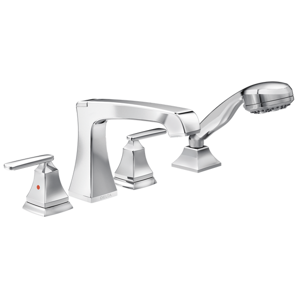 Roman Tub Faucet Trim 2L (Recertified) in Chrome T4764R Delta Faucet