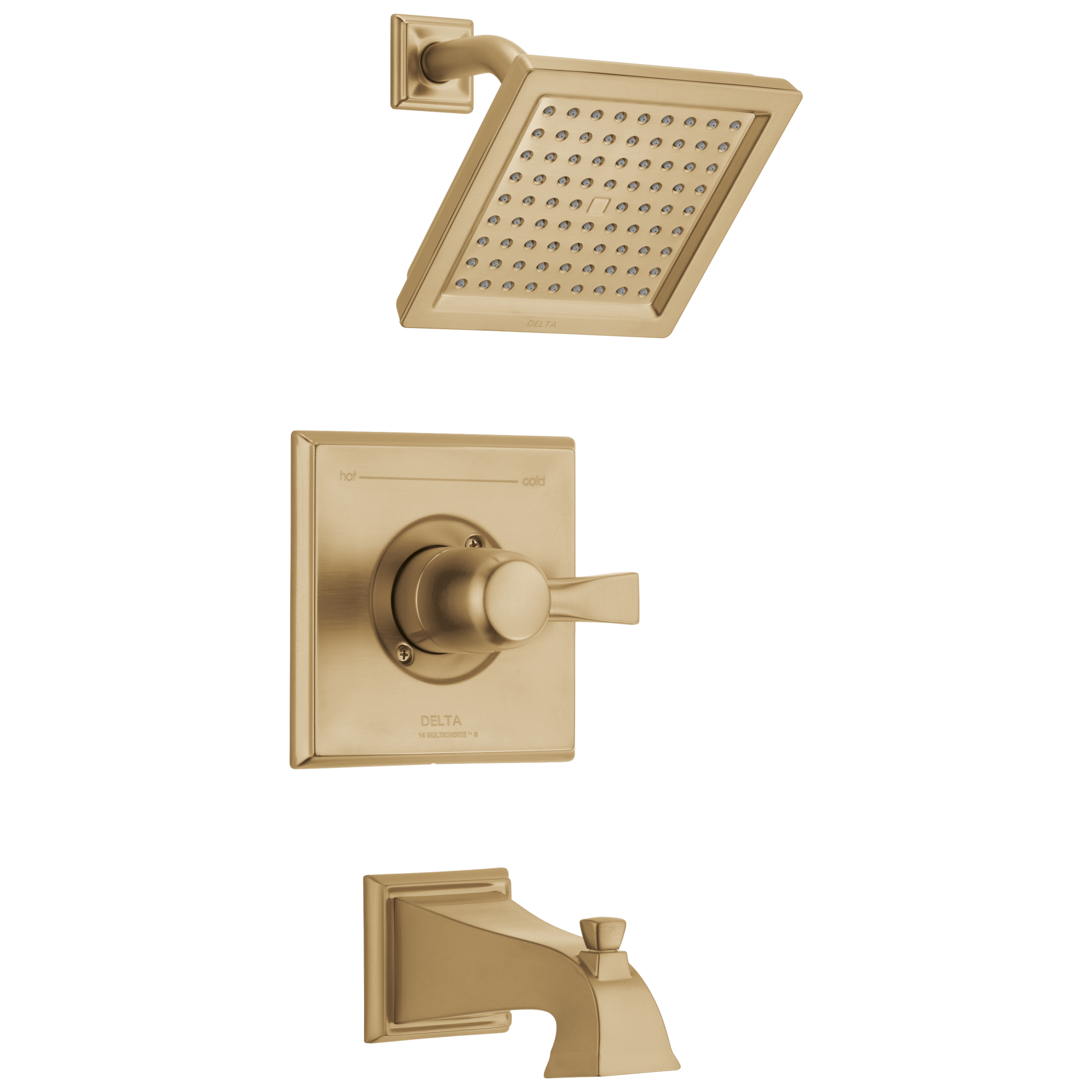 Delta Faucet DrydenE Monitor 14 Series Tub & Shower Trim - Champagne Bronze