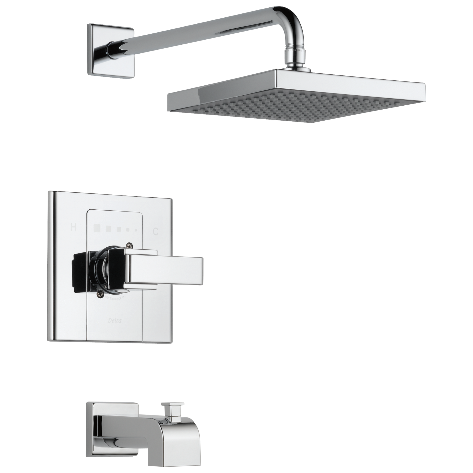 Monitor® 14 Series H2Okinetic® Tub and Shower Trim in Chrome