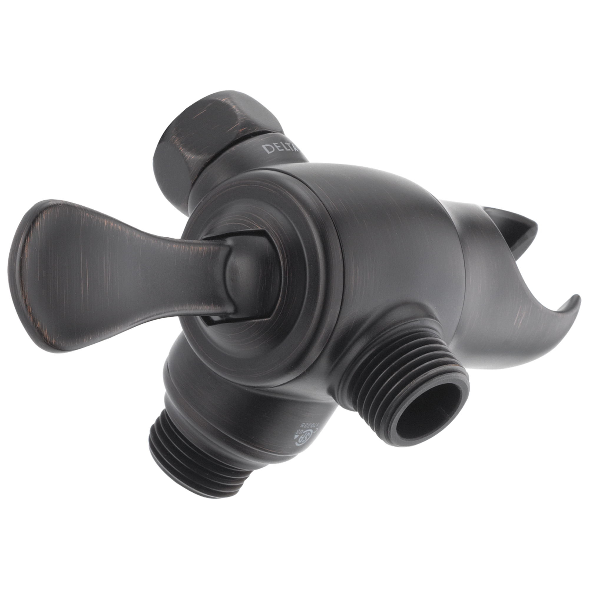 Delta Faucet Universal Showering Components 3-Way Shower Arm Diverter with Hand Shower Mount - Venetian Bronze