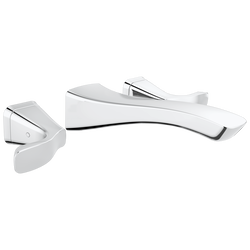 Two Handle Wall Mount Bathroom Faucet Trim