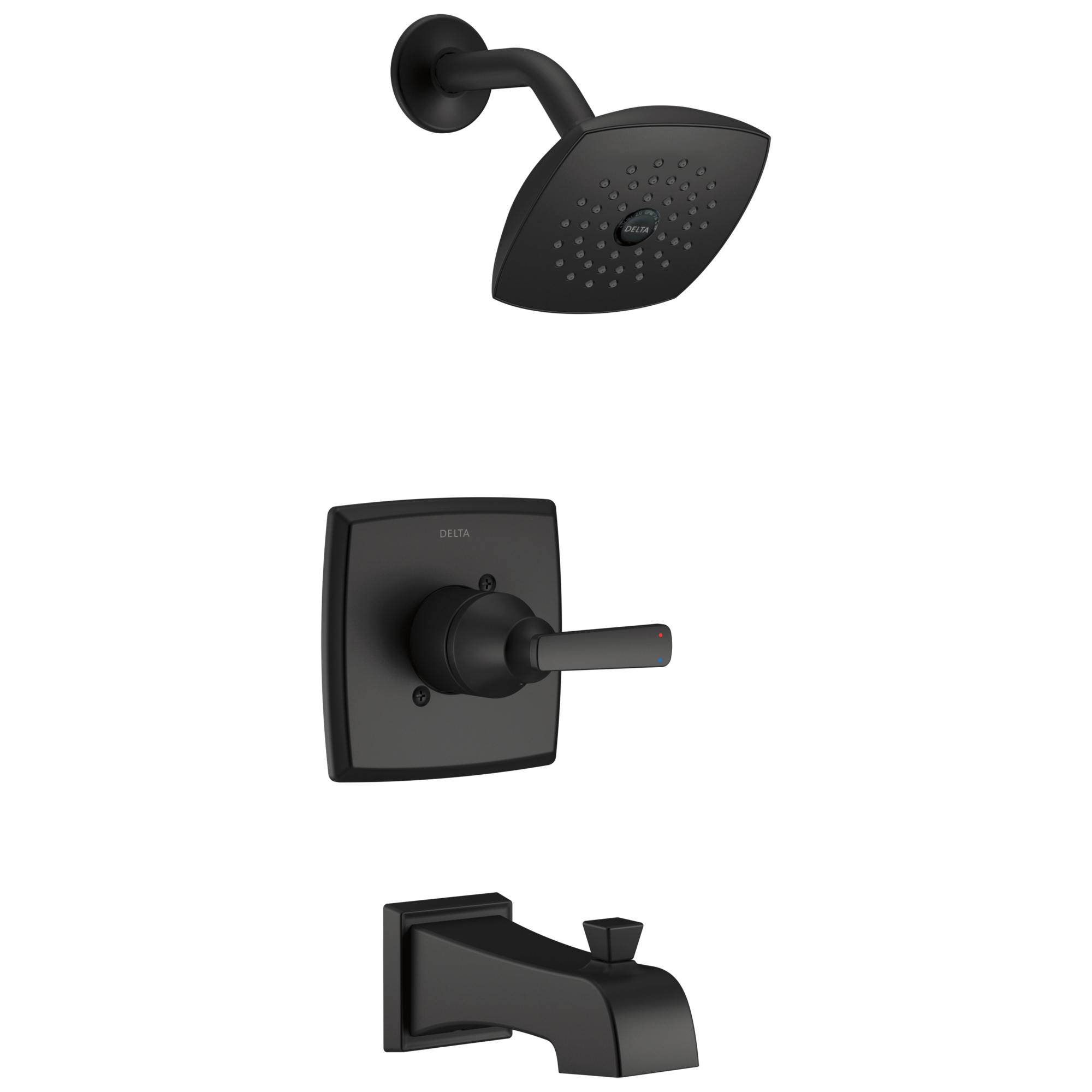Delta Faucet Ashlyn Monitor 14 Series Tub and Shower Trim - Matte Black