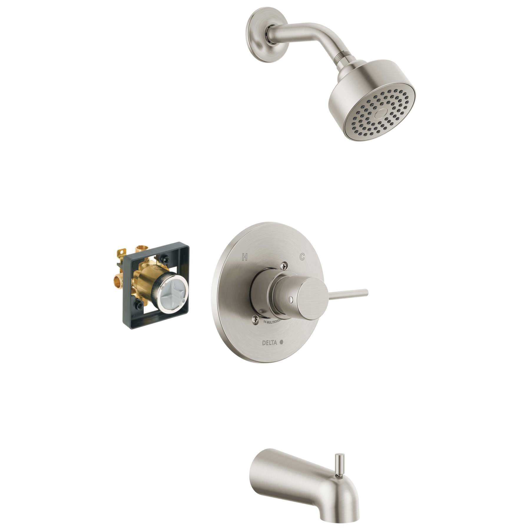 Tub Shower Trim with Rough Bundle - 14 Series