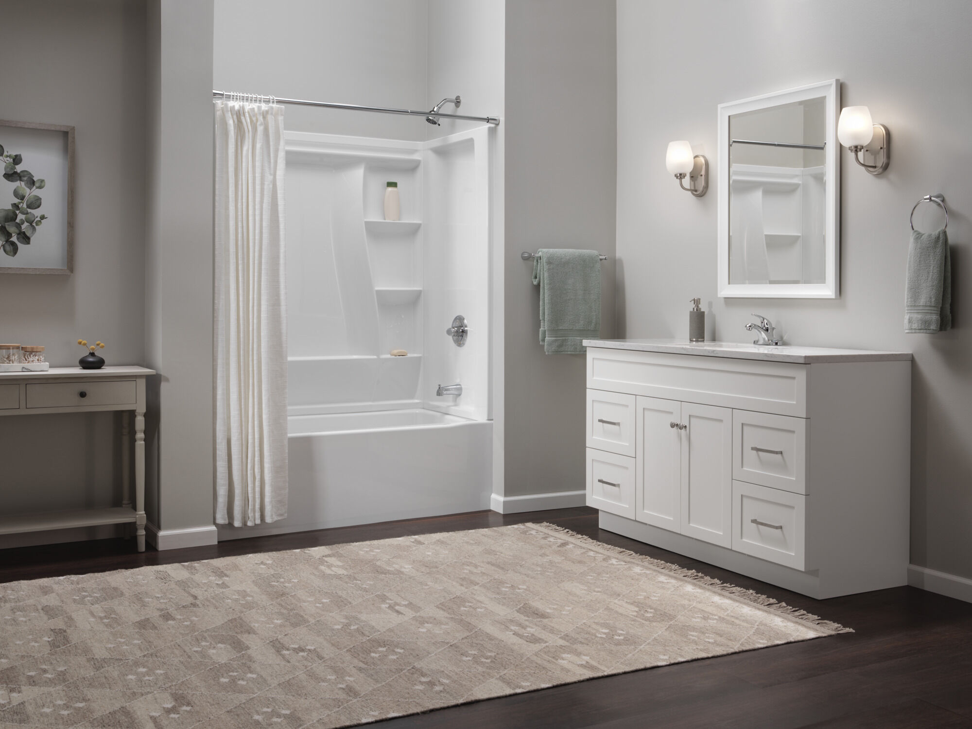 Single Handle Centerset Bathroom Faucet in Chrome B510LF | Delta