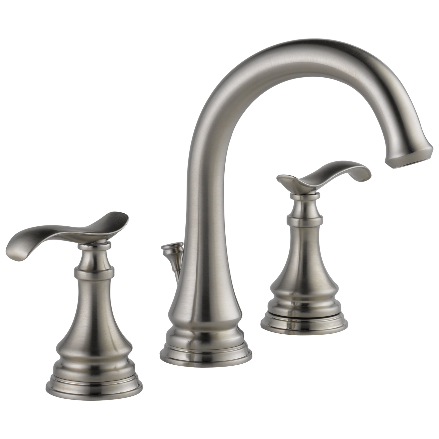 Two Handle Widespread Bathroom in Stainless 35730LF-SS | Delta Faucet