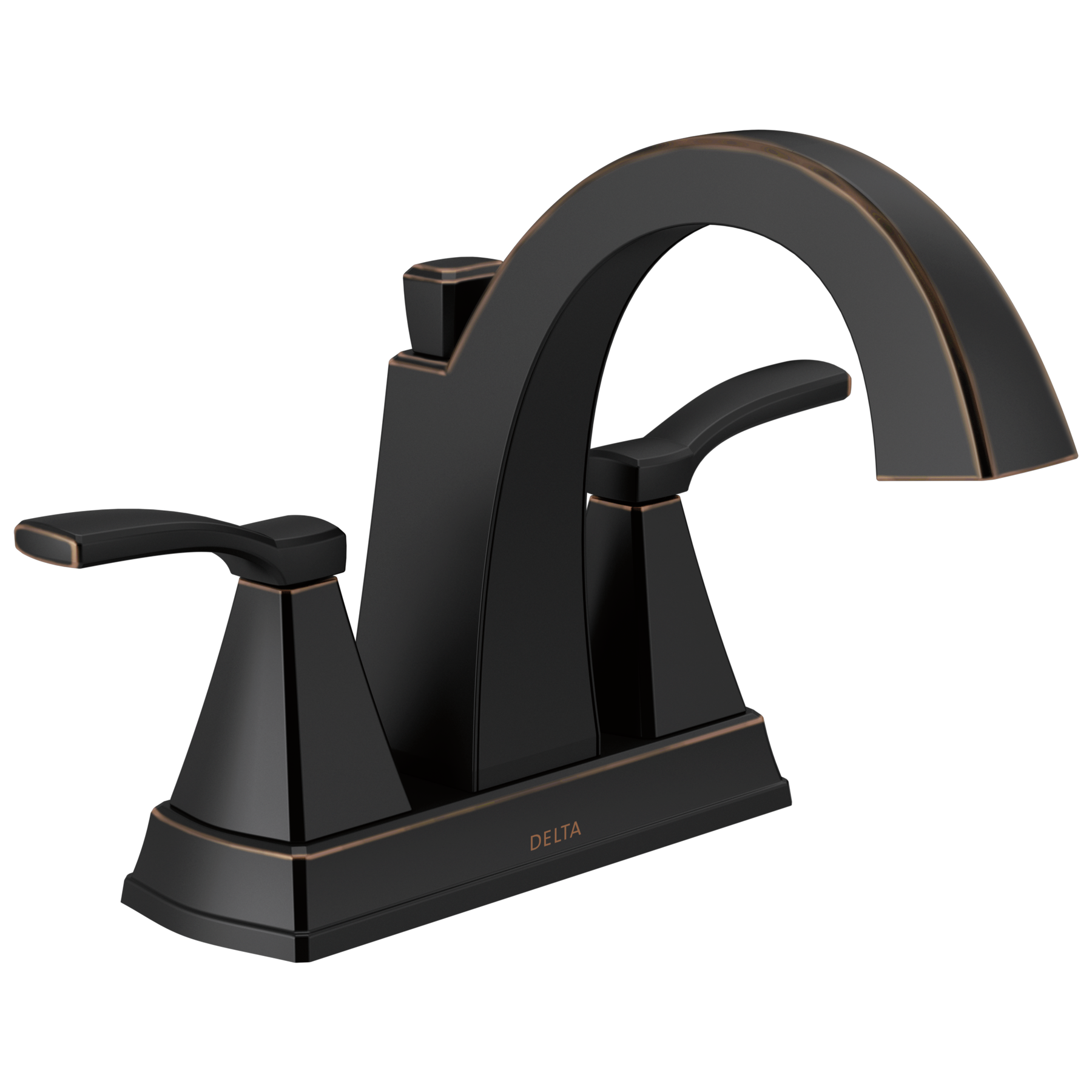 Two Handle Centerset Bathroom Faucet in Oil Rubbed Bronze 25768LF