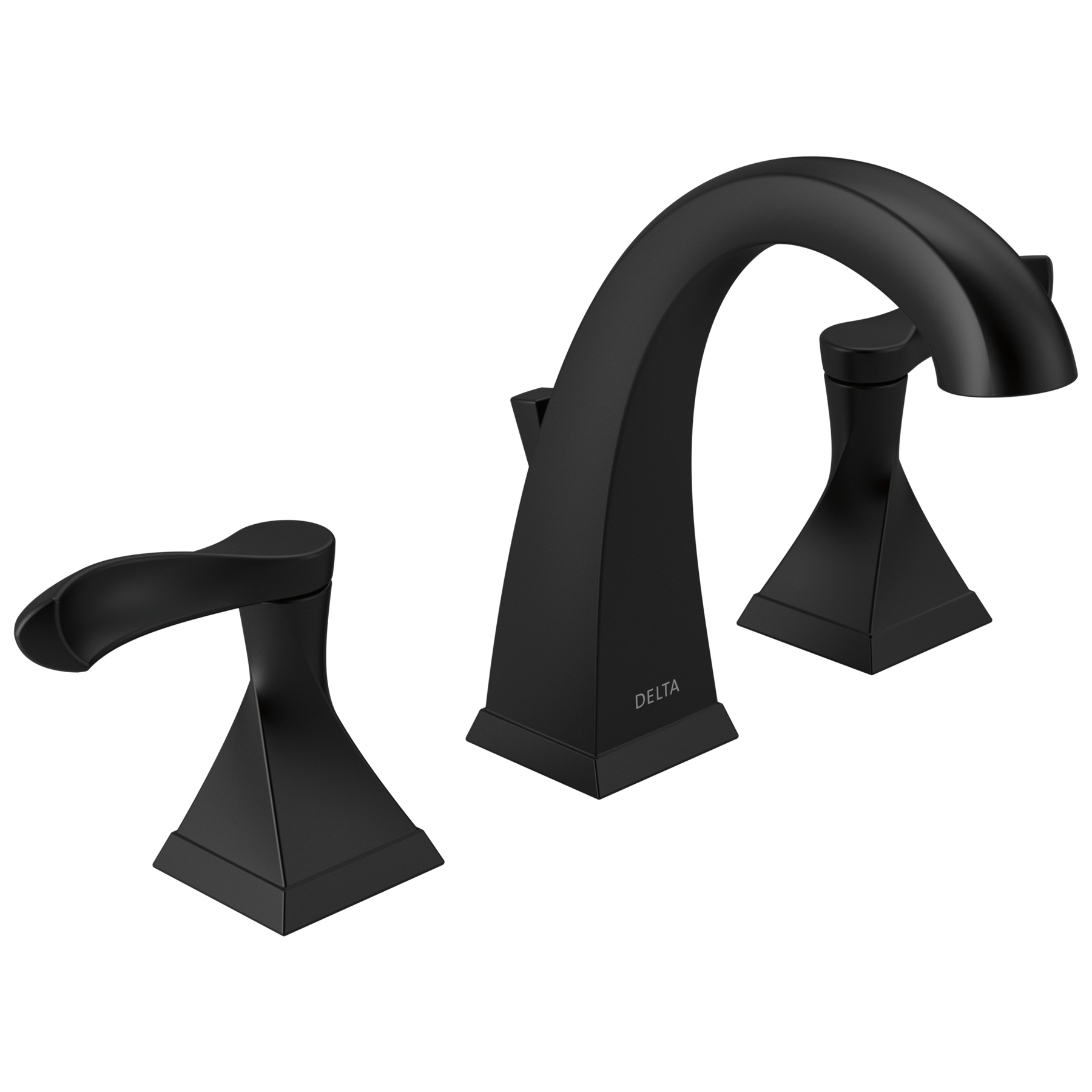 Two Handle Widespread Bathroom Faucet in Matte Black 35841-BL-DST