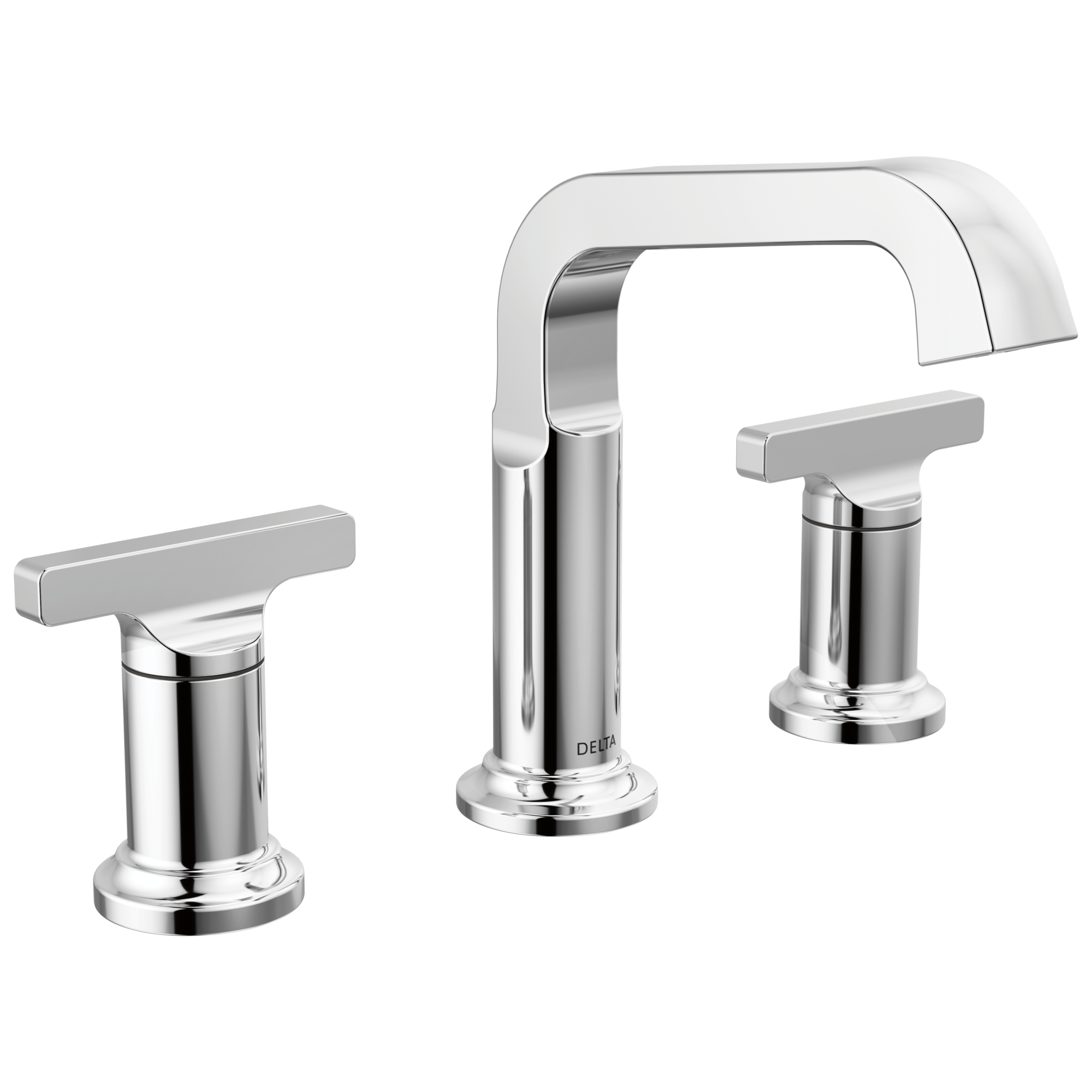 Delta Faucet Tetrae Two Handle Widespread Bathroom Faucet - Lumicoat Chrome