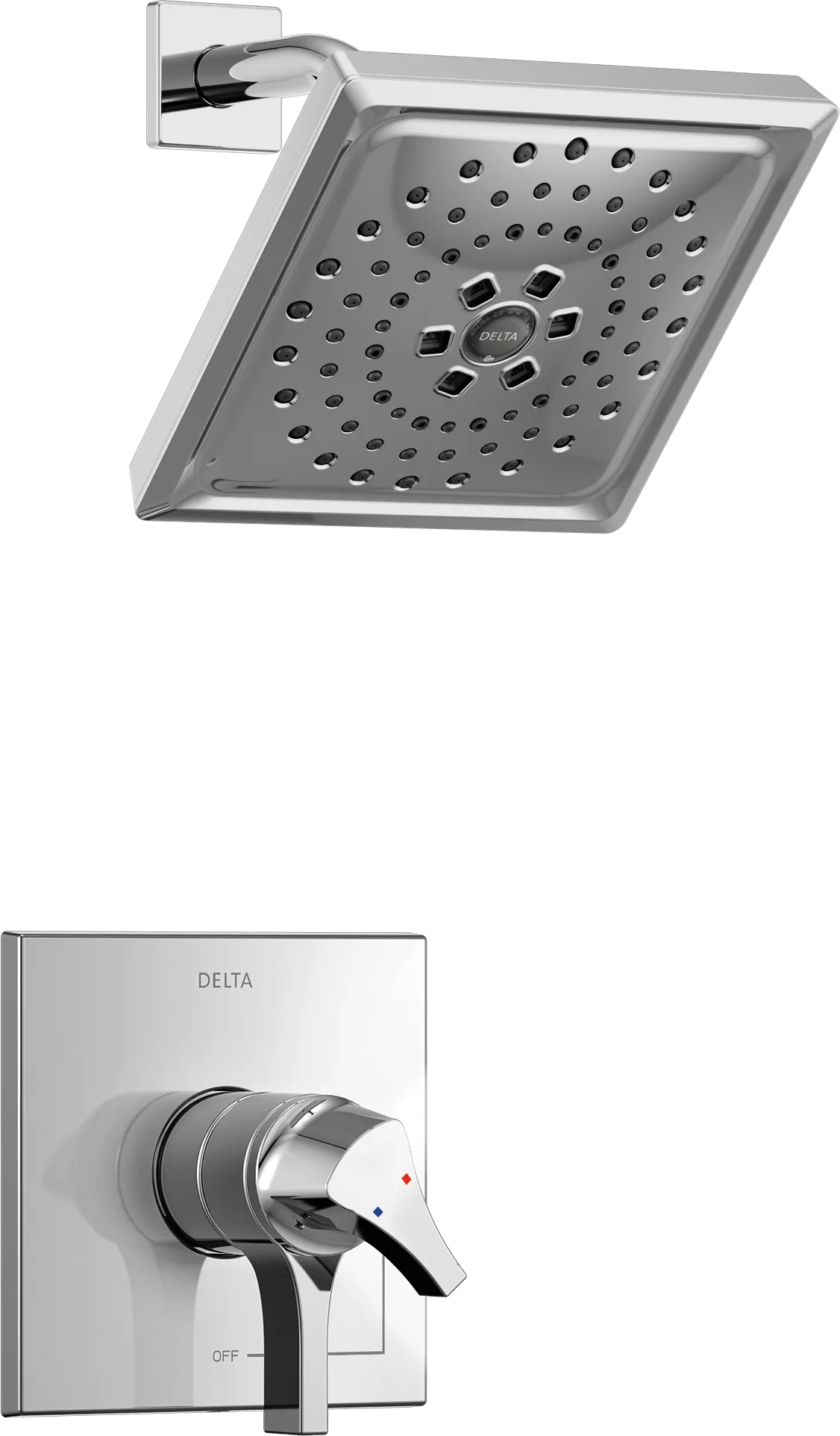 Delta Faucet Zura Monitor 17 Series H2OKineticShower Trim - Chrome