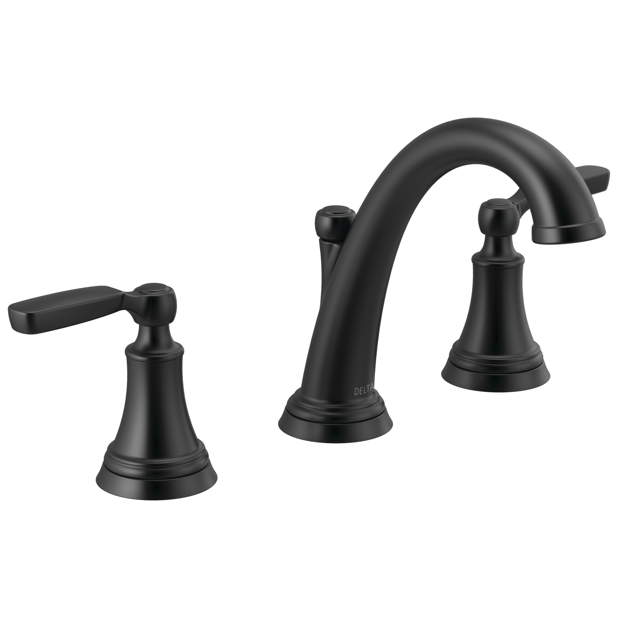 Delta Faucet WoodhurstE Two Handle Widespread Bathroom Faucet - Matte Black