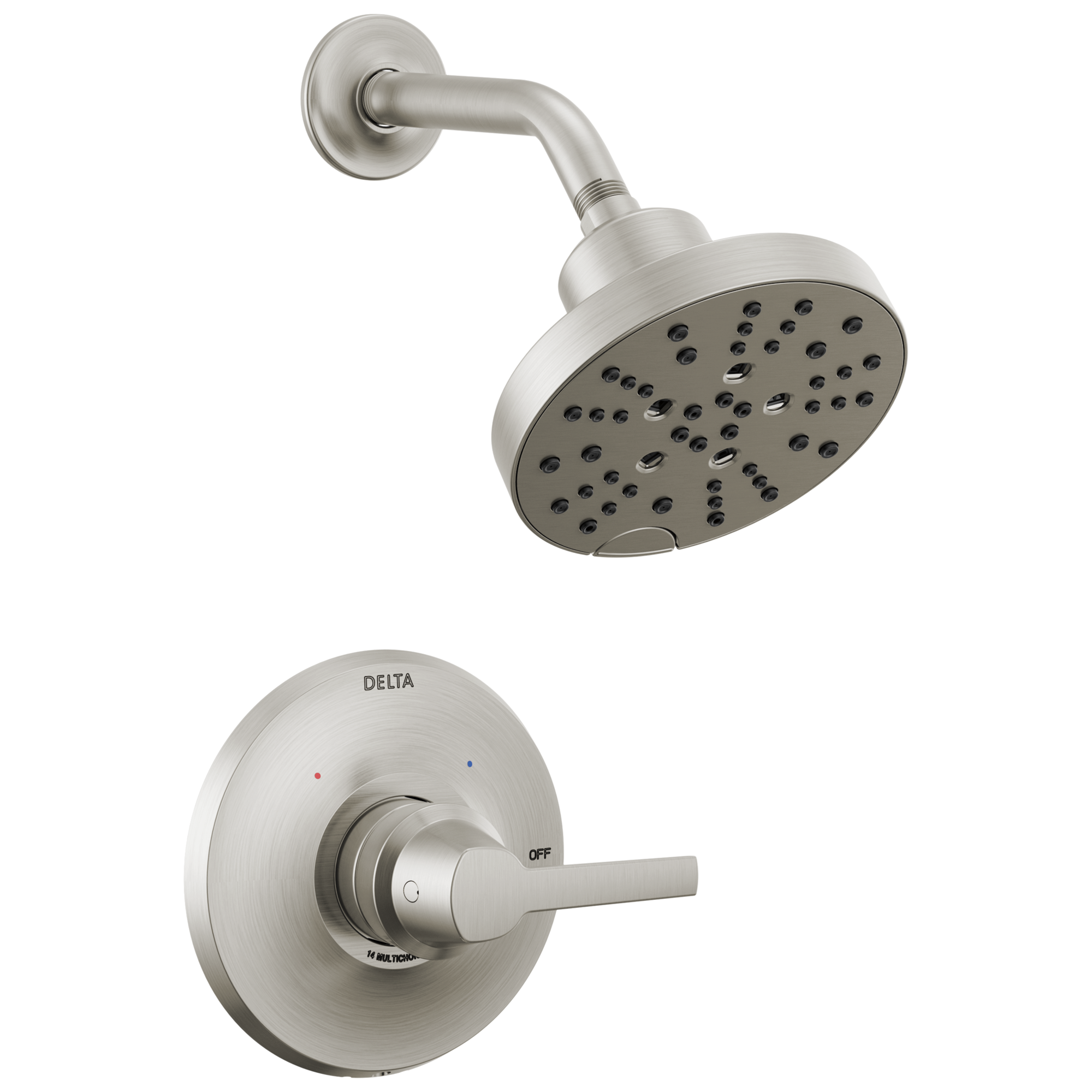 Delta Faucet GaleonE 14 Series Shower Trim with H2OKinetic - Lumicoat Stainless