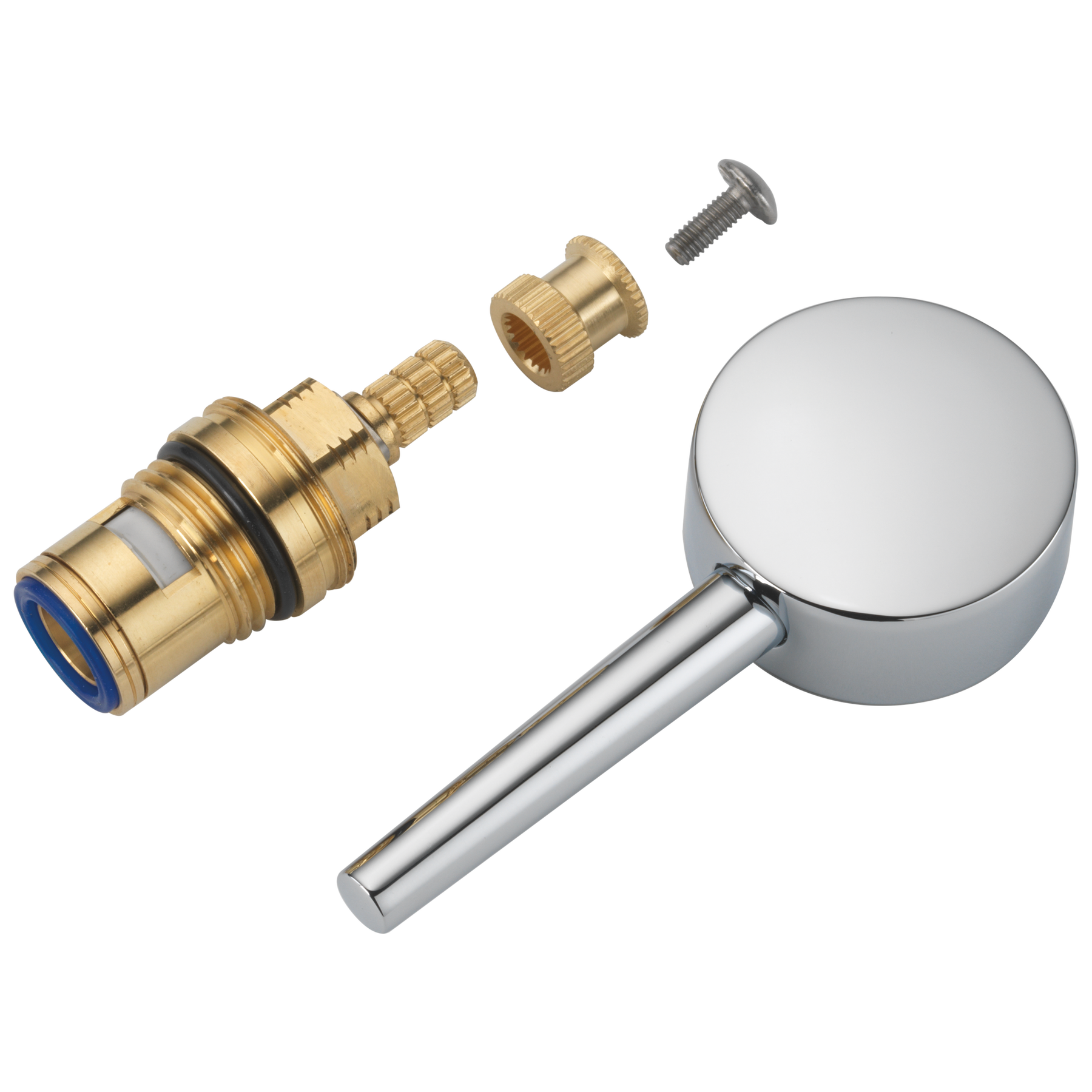 Delta Rp32103 Metal Lever Handle Kit w/ Valve Cartridge - Pot Filler in Chrome ...