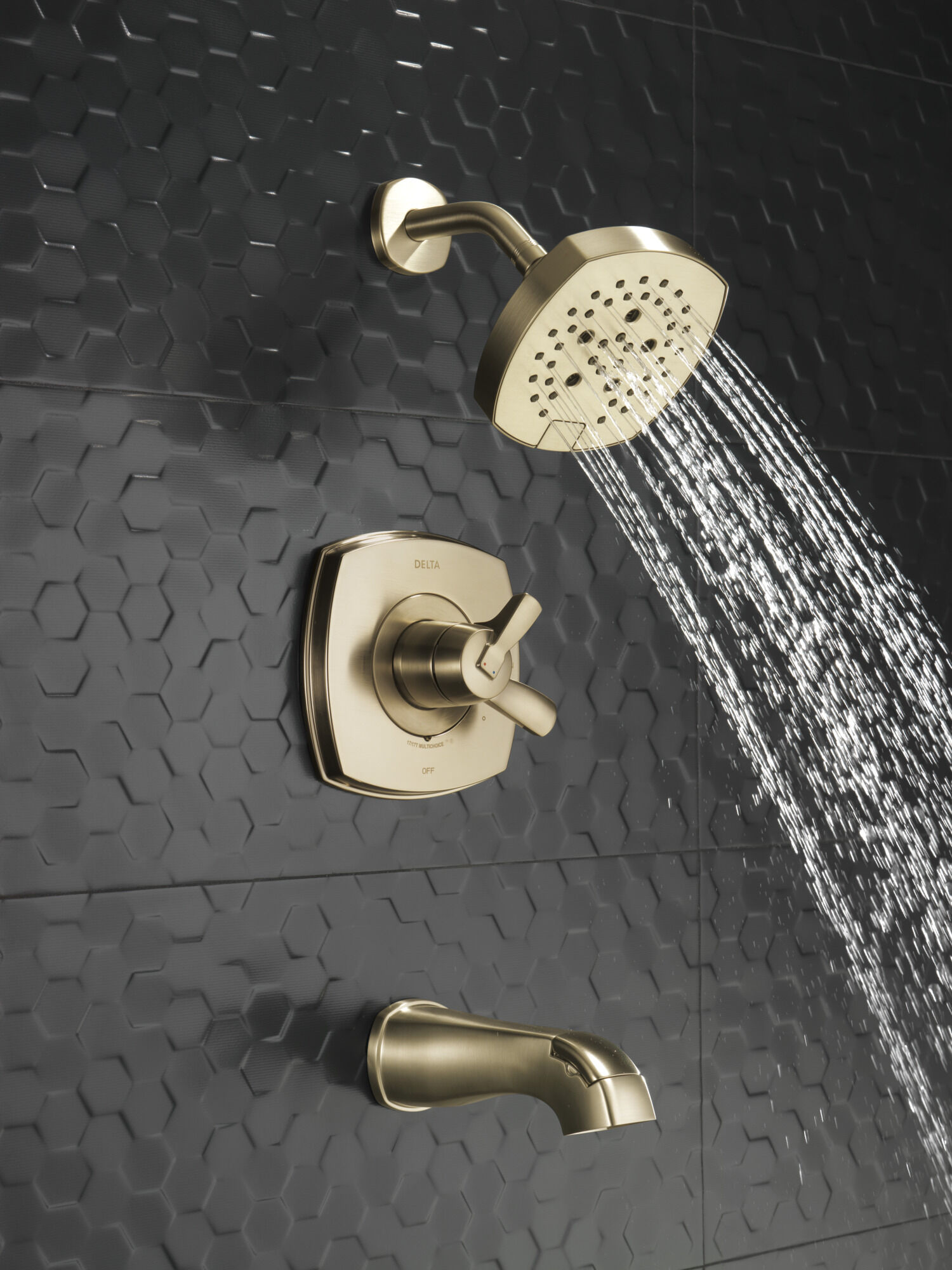 17 Series Tub and Shower Only in Champagne Bronze T17476-CZ