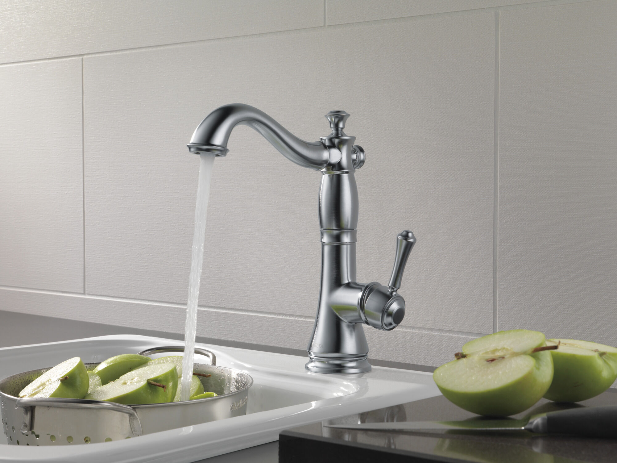 Single Handle Bar / Prep Faucet in Arctic Stainless 1997LF-AR