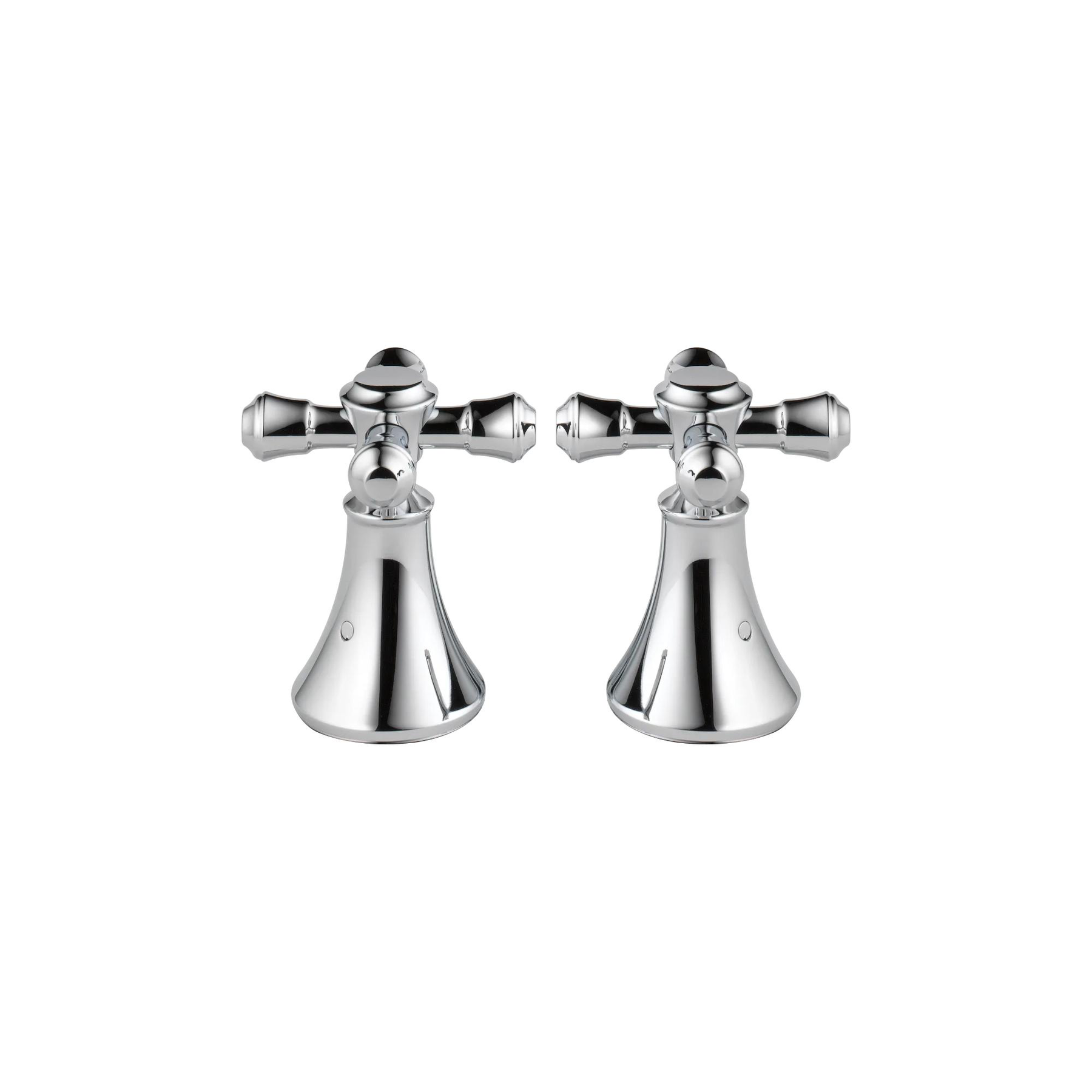 Metal Cross Handle Set - Roman Tub in Chrome H695 | Delta Faucet