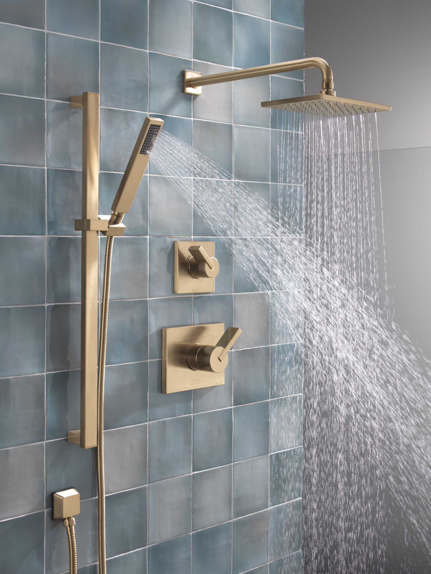 3-Function Custom Shower Bundle in Champagne Bronze FVS6-VO2101-CZ