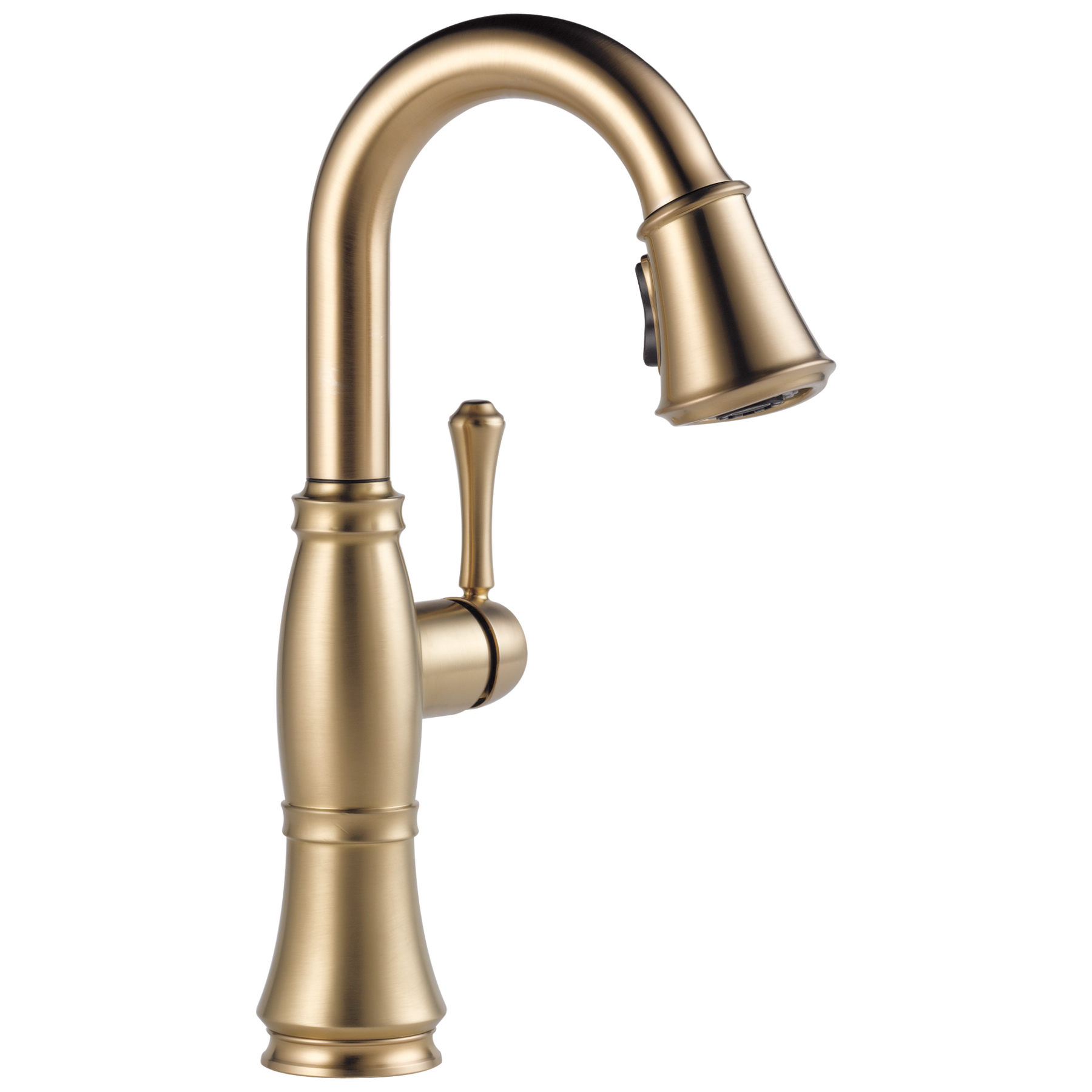 Single Handle Pull-Down Bar/Prep Faucet in Lumicoat® Champagne
