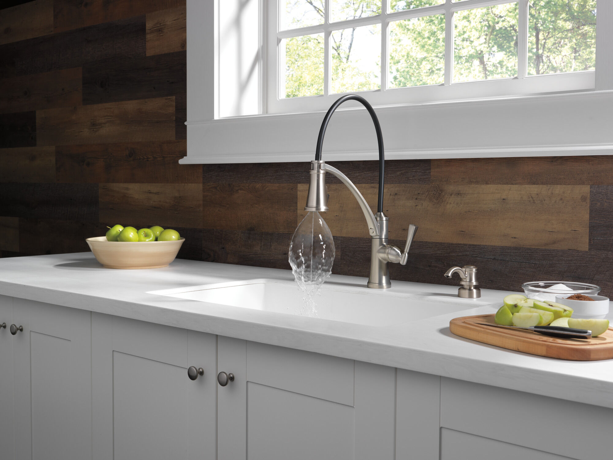 Single Handle Pull-Down Kitchen Faucet with ShieldSpray