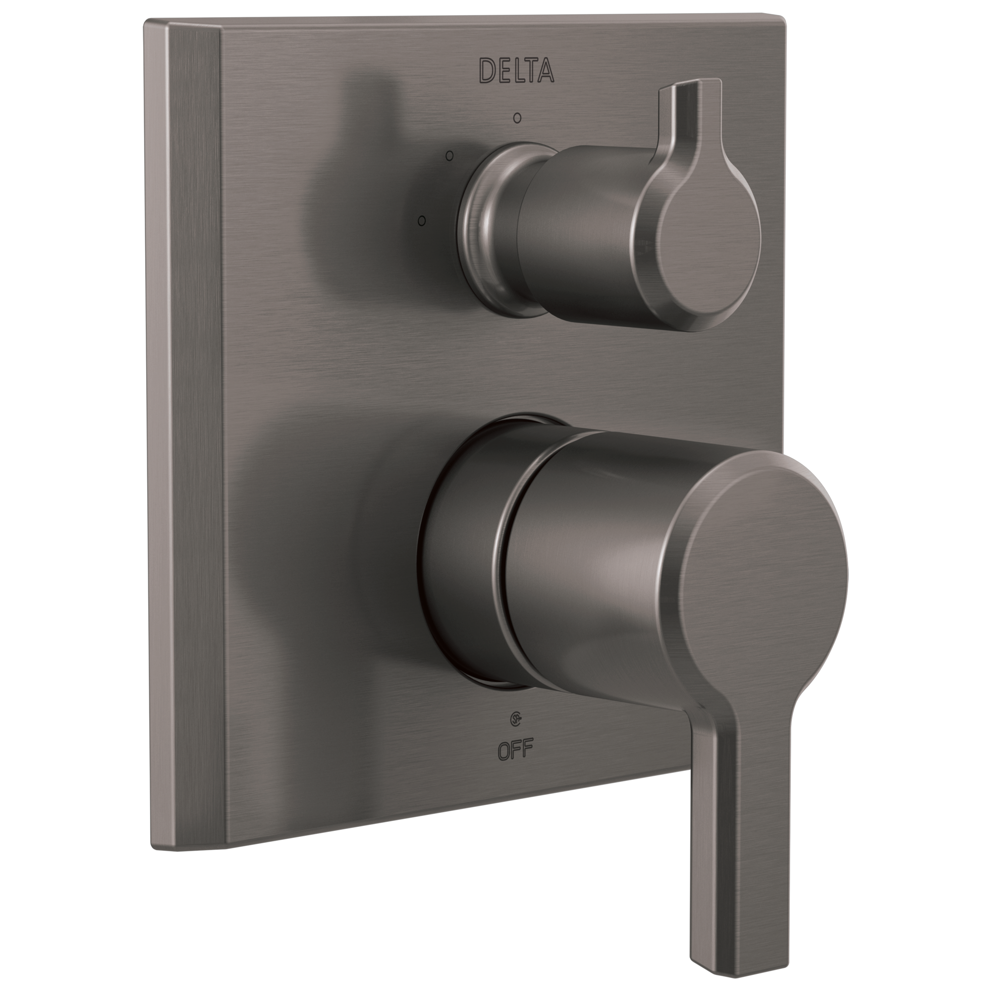 Delta Faucet Pivotale 2-Handle Monitor 14 Series Valve Trim with 3-Setting Diverter - Lumicoat...