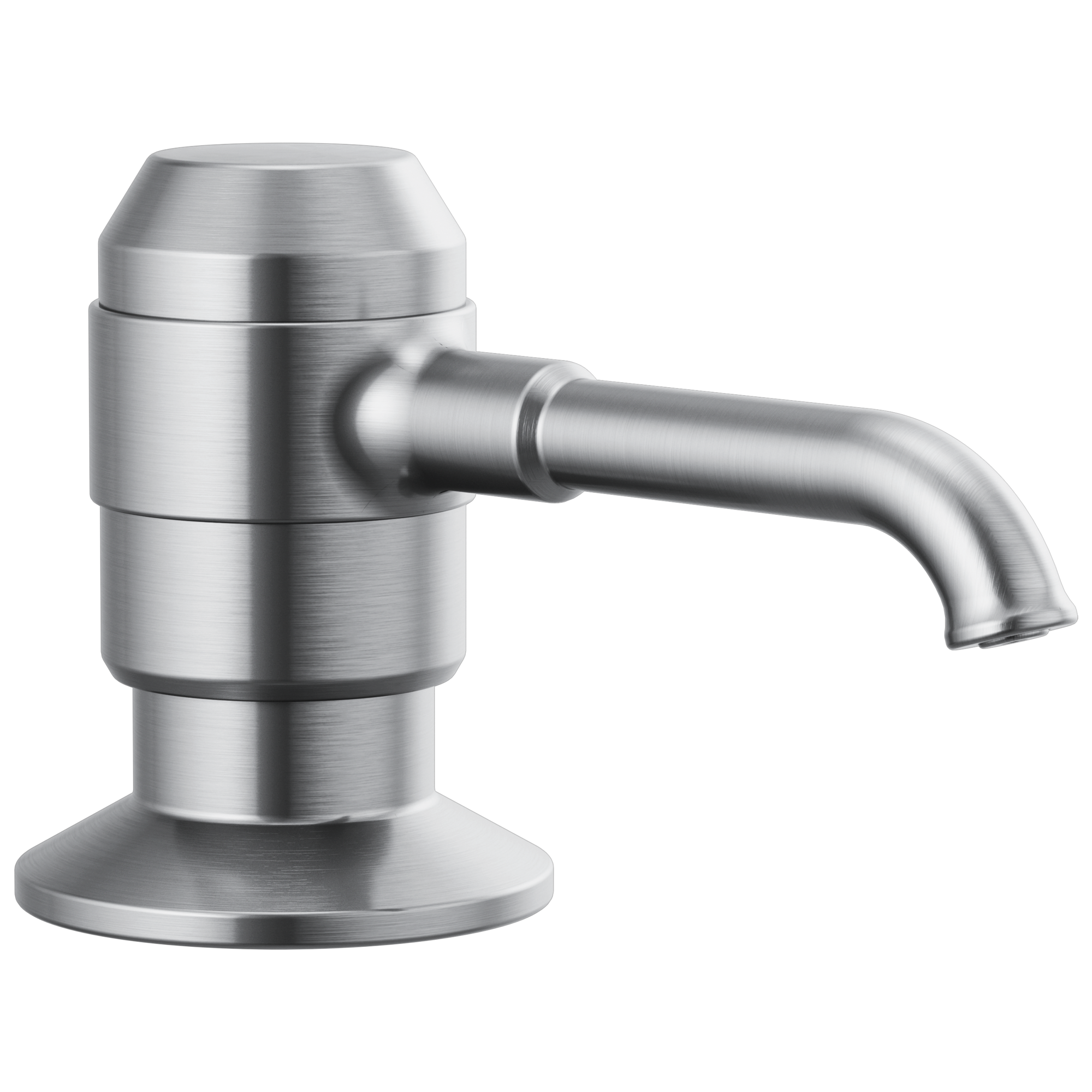 BroderickE Soap/Lotion Dispenser w/Bottle - Arctic Stainless