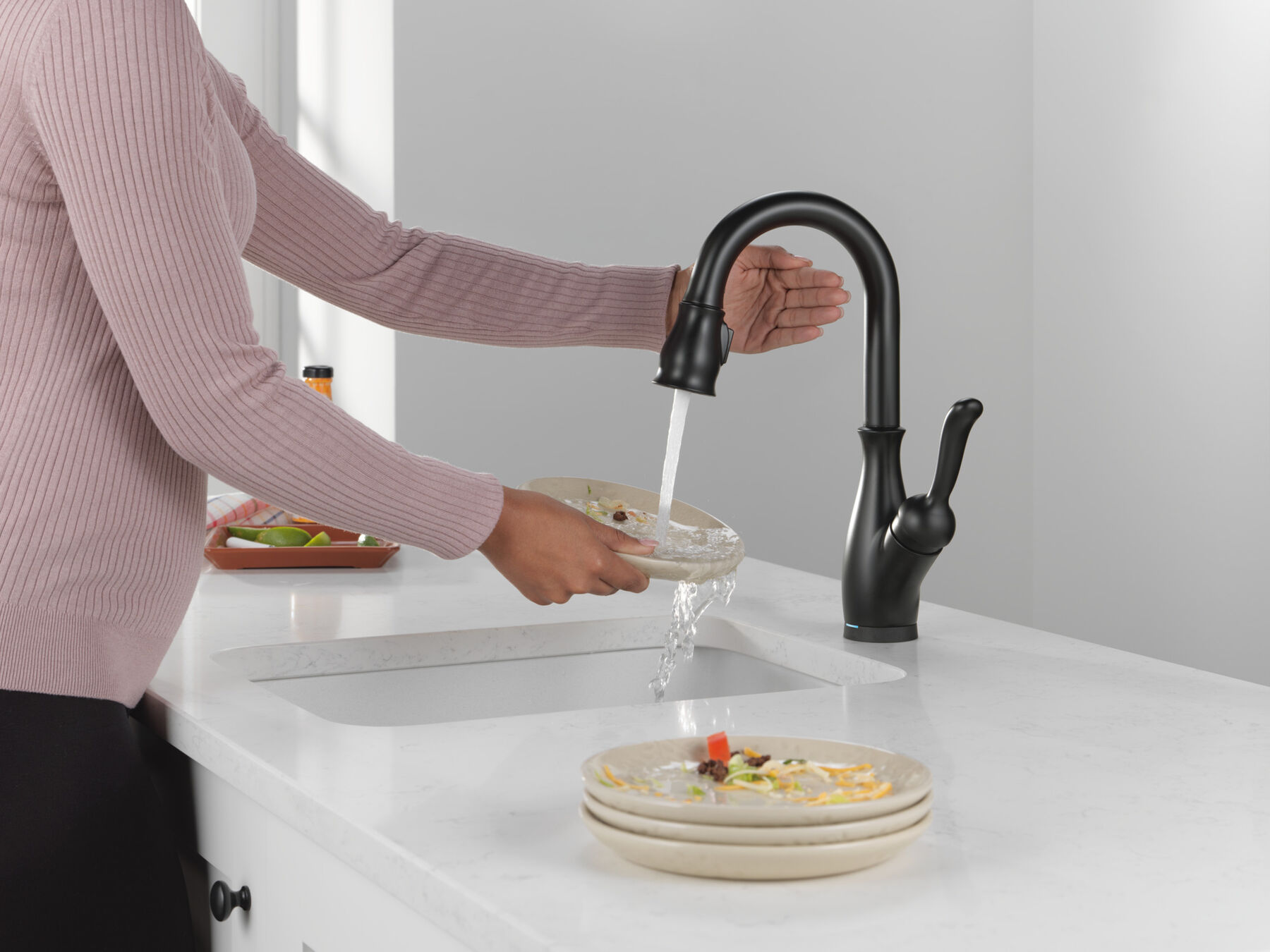 Touch2O® Bar / Prep Faucet with Touchless Technology in Matte Black