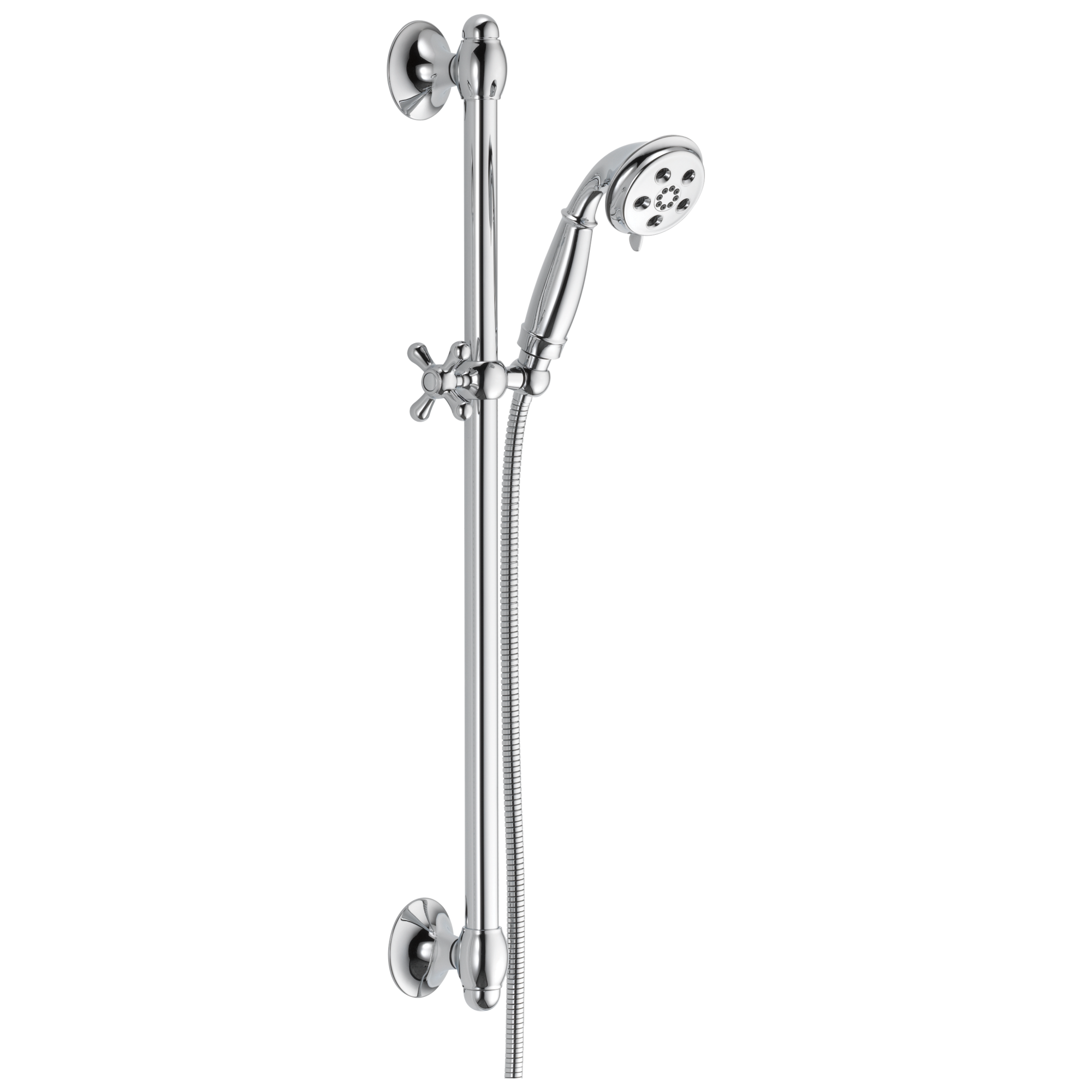 Delta Faucet Universal Showering Components H2OKinetic 3-Setting Slide Bar Hand Shower - Chrome