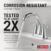 Two Handle Centerset Pull-Down Bathroom Faucet