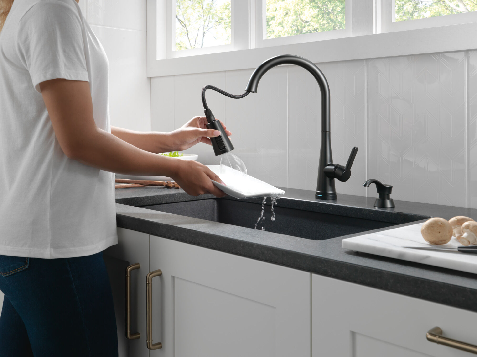 Touch2O® Technology Pull-Down Kitchen w/Soap (Recertified) in
