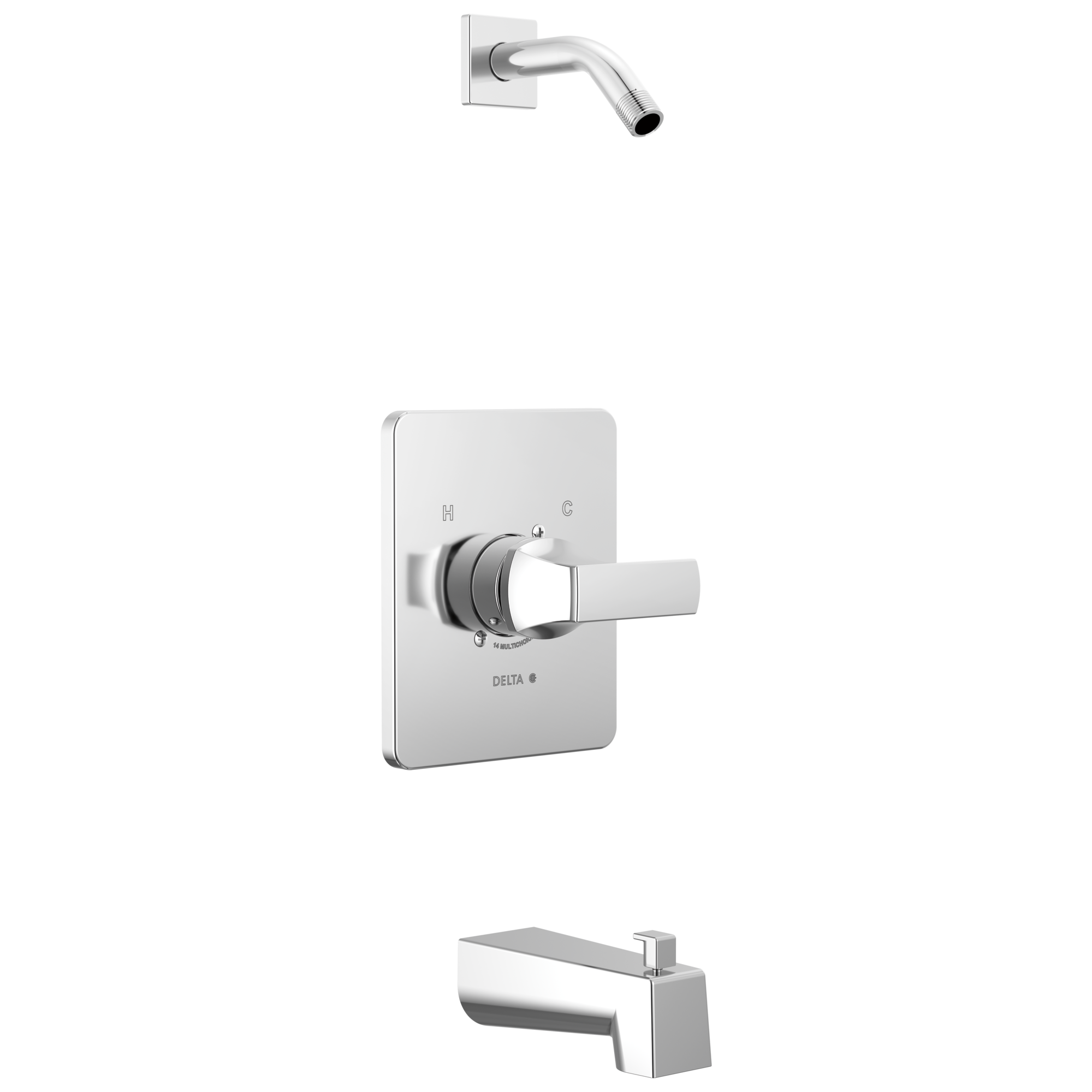 Delta Faucet VelumE Monitor 14 Series Tub & Shower - Less Head - Chrome