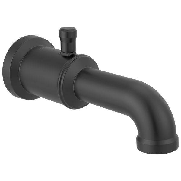 Kingston Brass Matte Black Tub Spout With Diverter – Universal Fit For Most Bathroom Setups