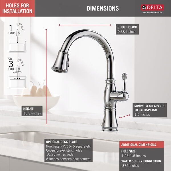 Delta Single Handle Pull Out Kitchen Faucet Parts Diagram | Reviewmotors.co