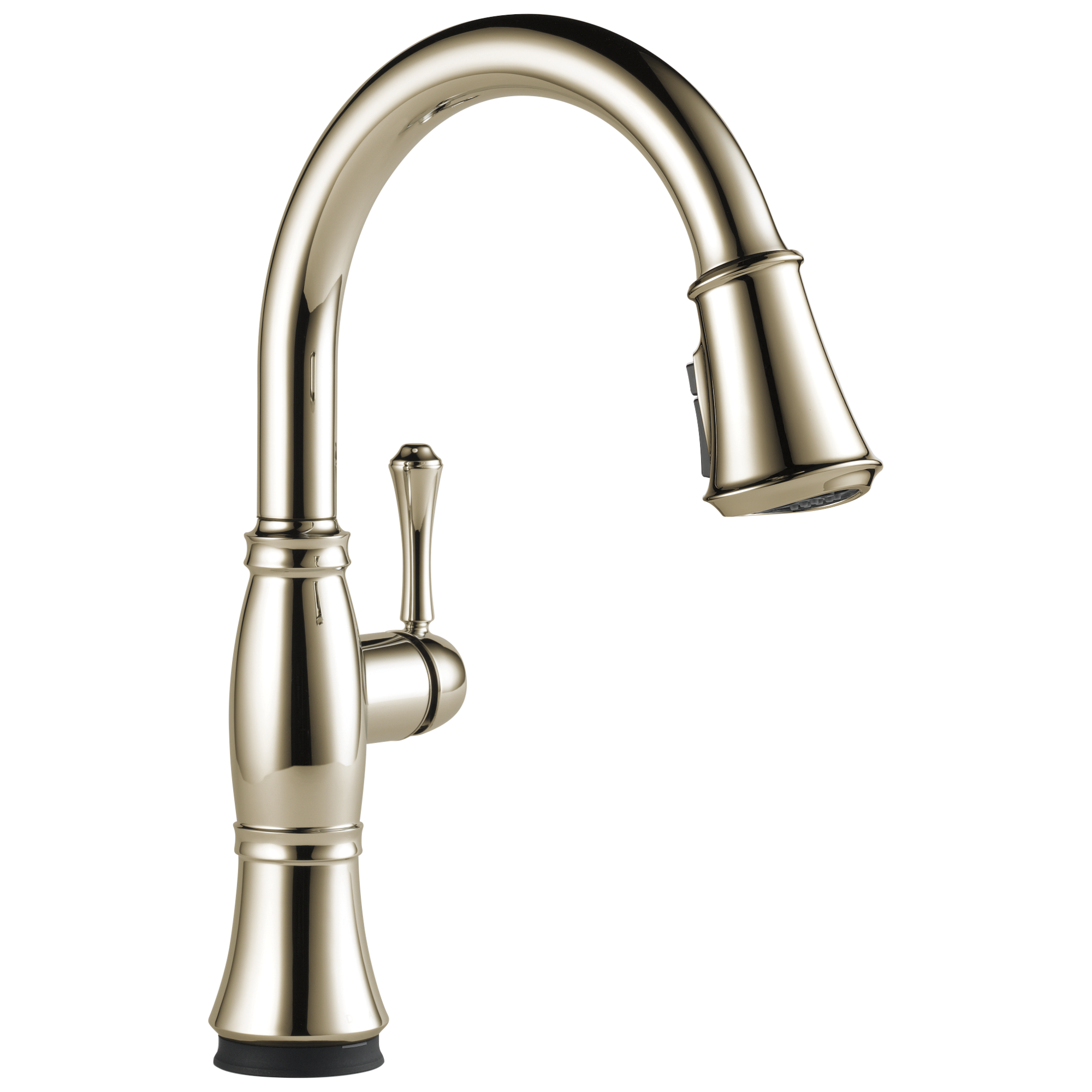 Delta Faucet CassidyE Single Handle Pull-Down Kitchen Faucet with Touch<sub>2</sub>O and ShieldSpray Technologies - Lumicoat Polished Nickel