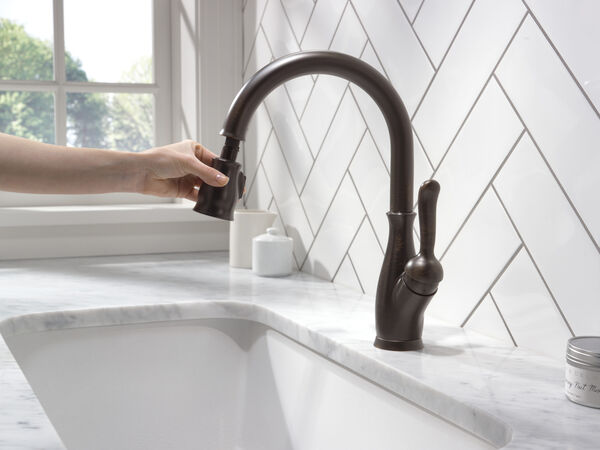 Single Handle Pull-Down Kitchen Faucet with ShieldSpray® Technology