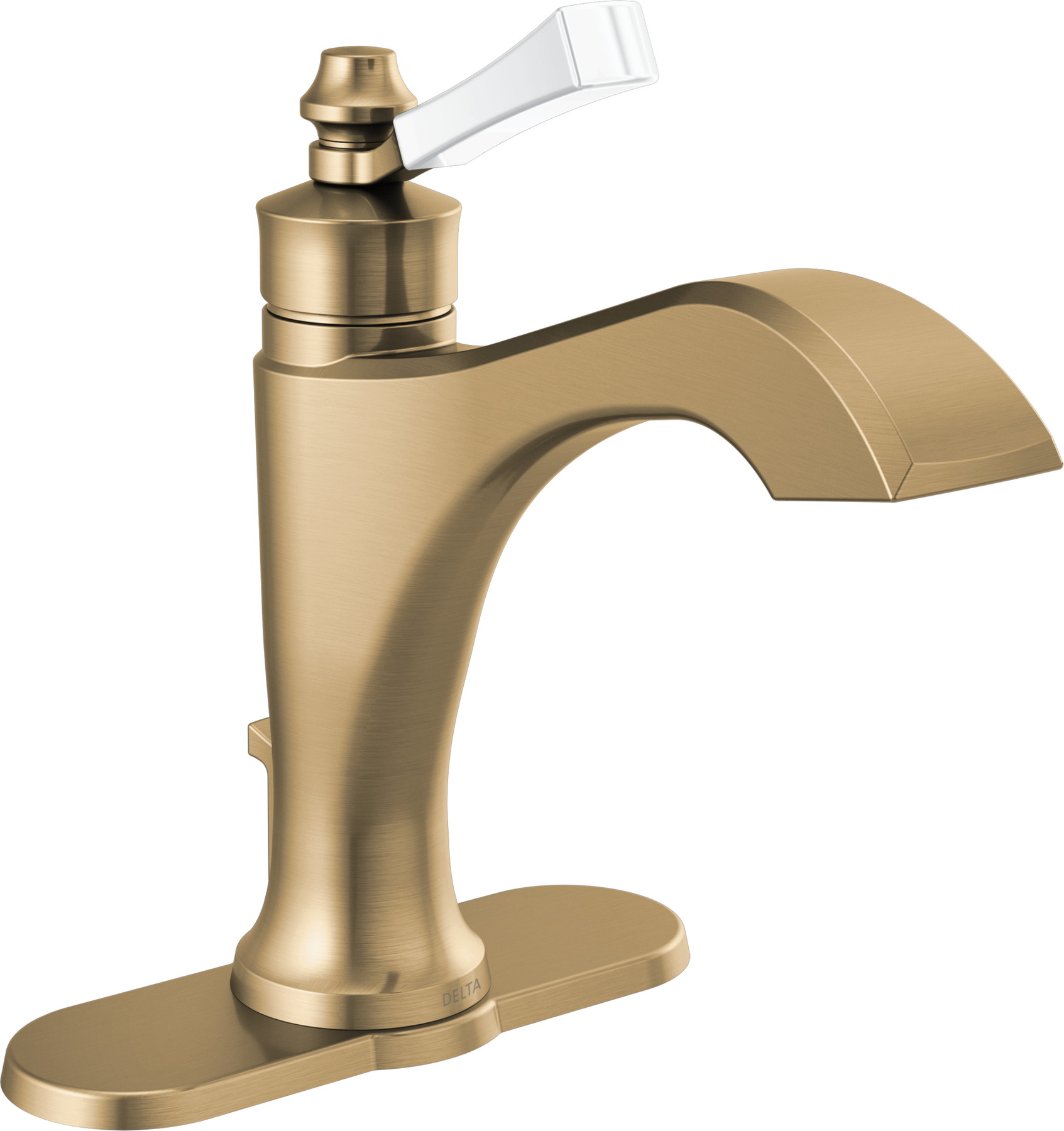 Single Lever Handle Kit in Champagne Bronze / Porcelain H561GS 